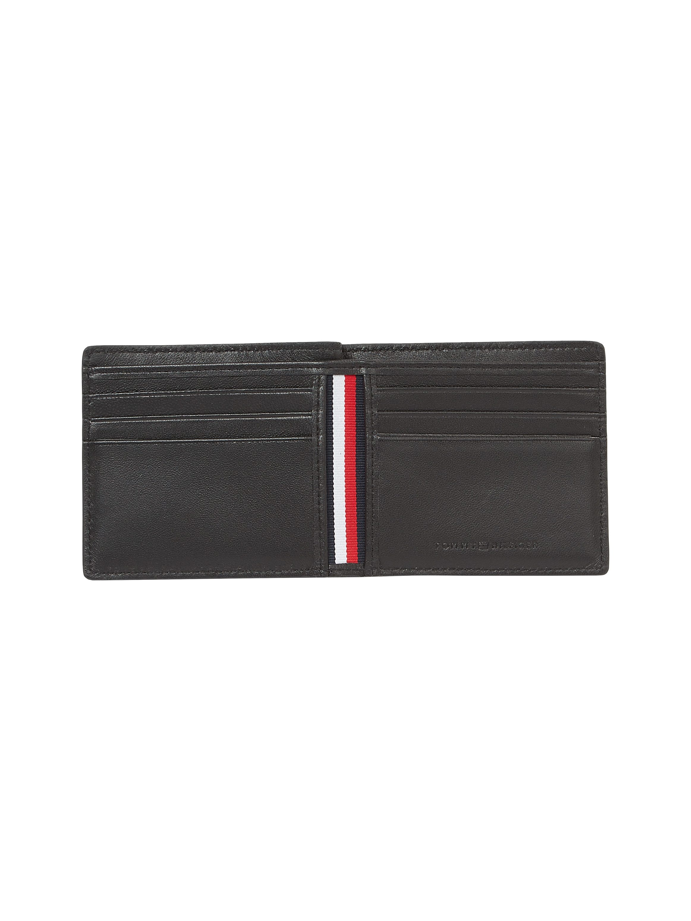 Tommy Hilfiger Portemonnee TH PREMIUM MINI CC WALLET , basic, heren portemonnee met logo-opdruk