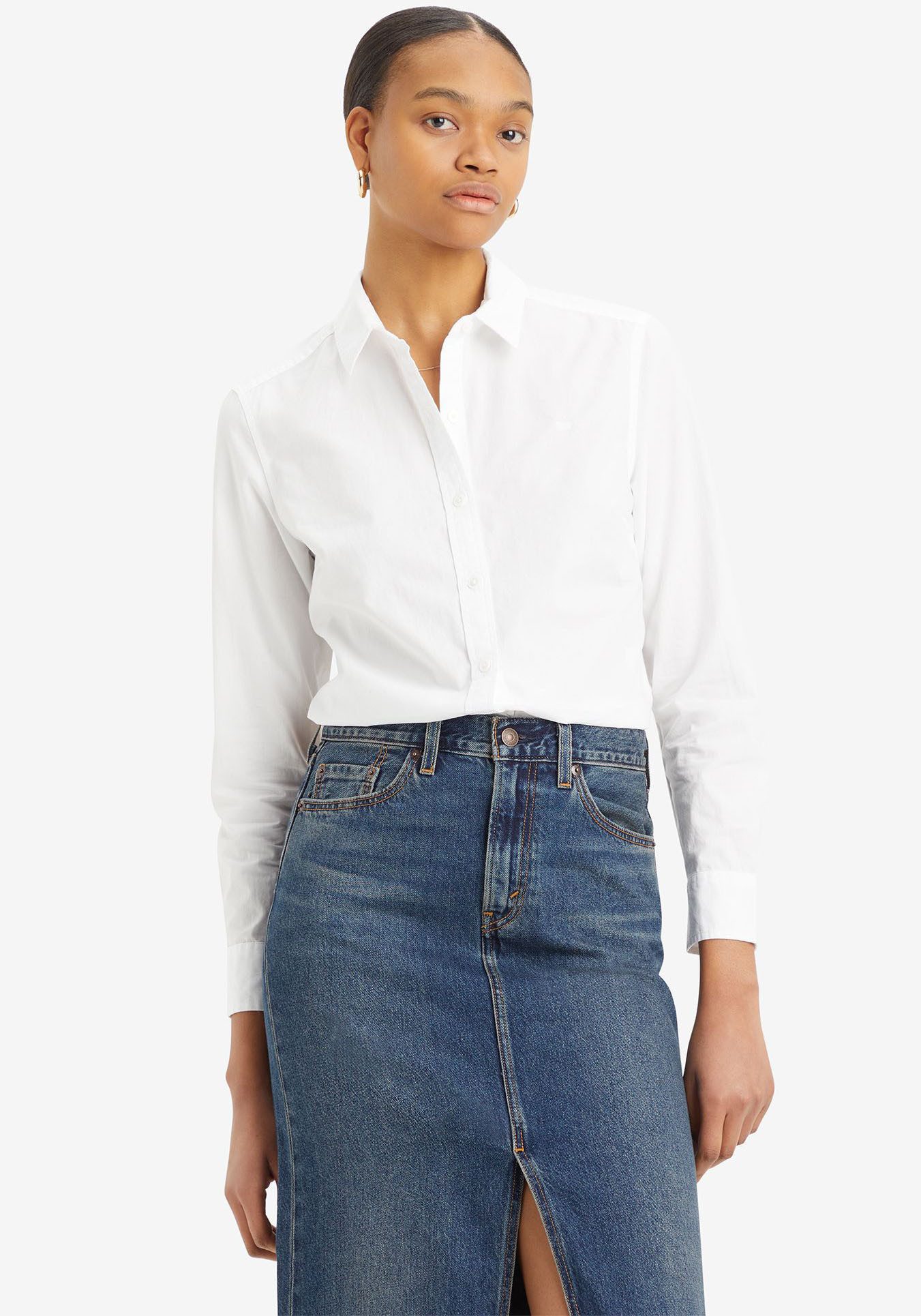 Levi's® Overhemdblouse The Classic Klein logoborduursel op borsthoogte