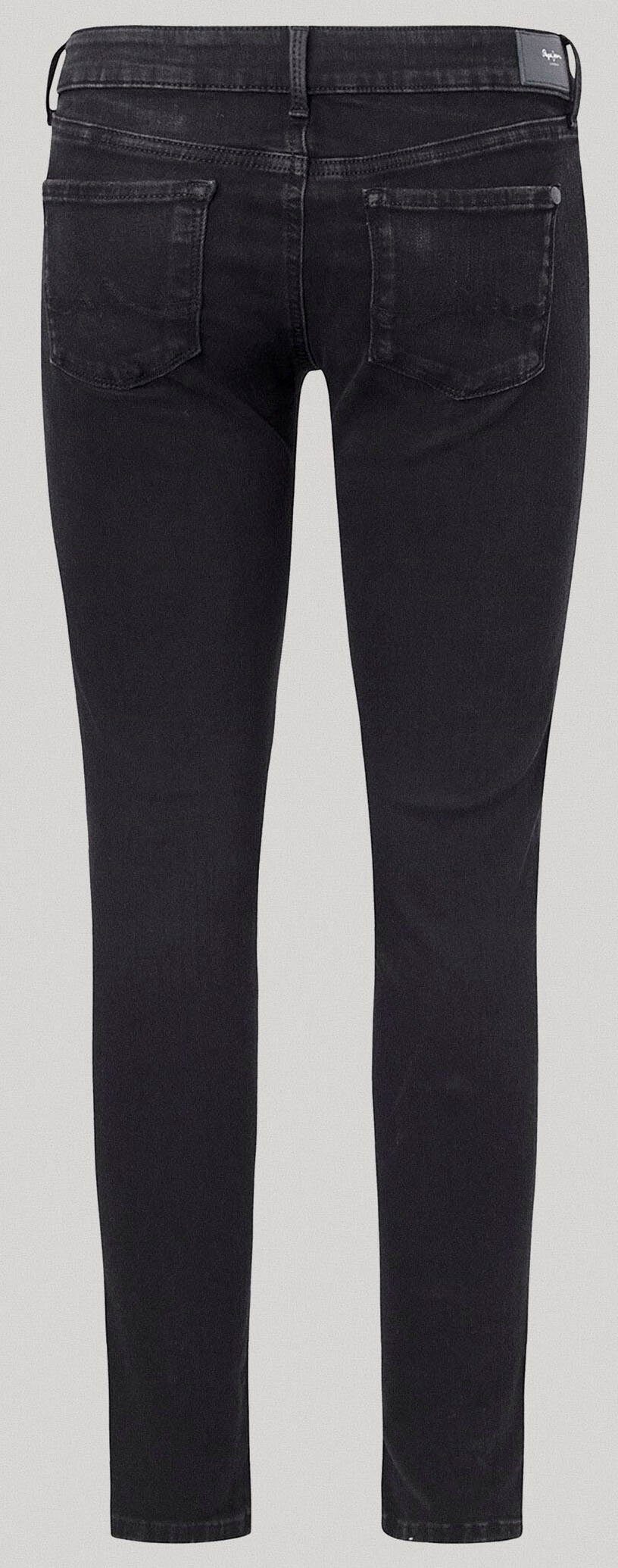 Pepe Jeans Skinny fit jeans SOHO in 5-pocketsstijl met 1-knoop en stretchaandeel