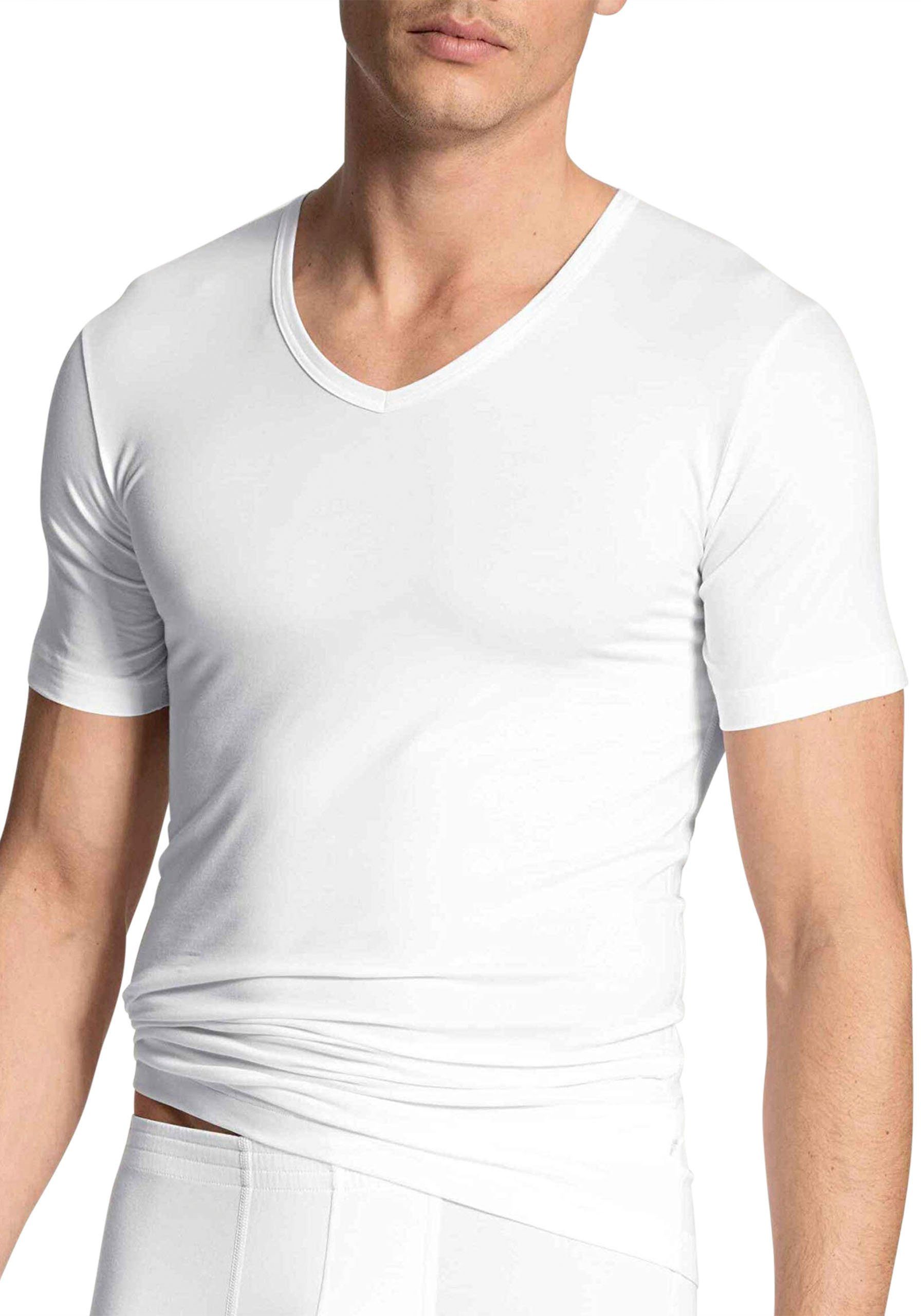 CALIDA Shirt met korte mouwen Focus met platte naadverwerking