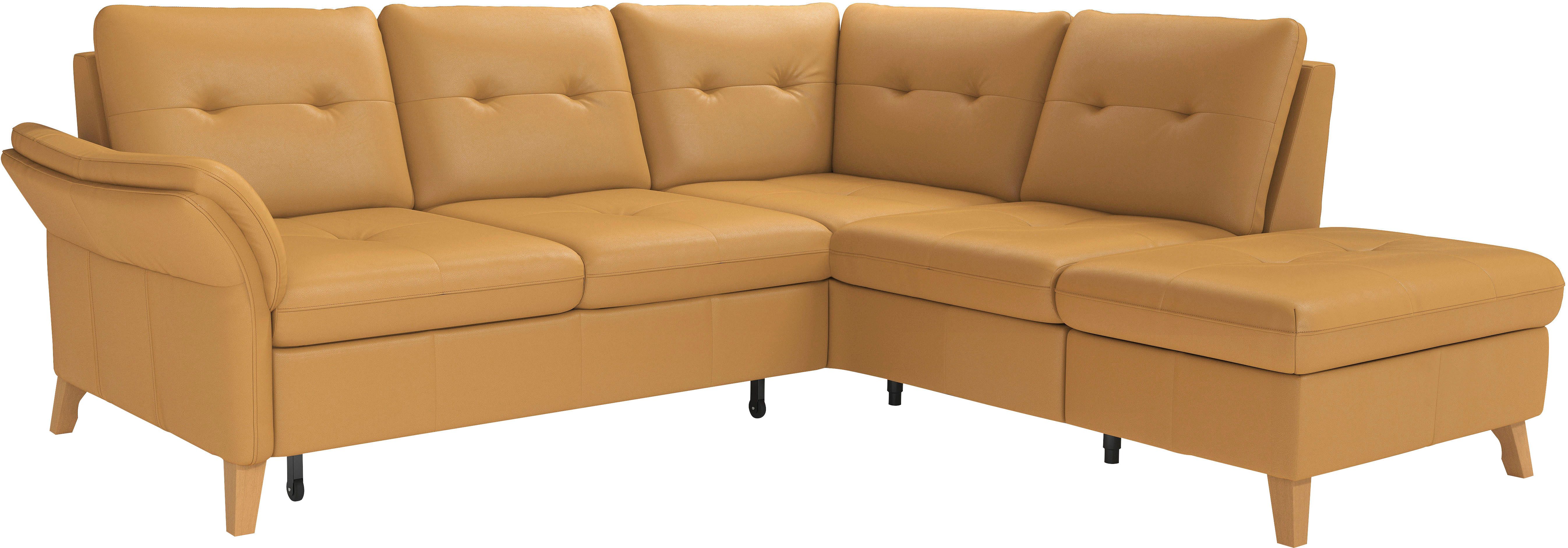 sit&more Hoekbank Göteborg inclusief zitdiepteverstelling, optioneel met bedfunctie & bedlade