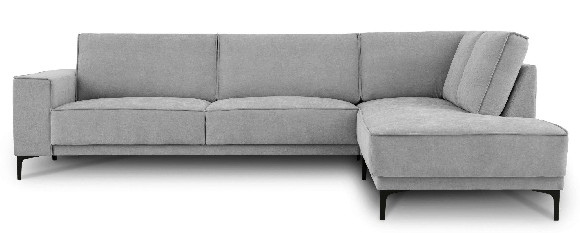 Places of Style Hoekbank Oland, structuur, platweefsel, luxe microvezel, bouclé