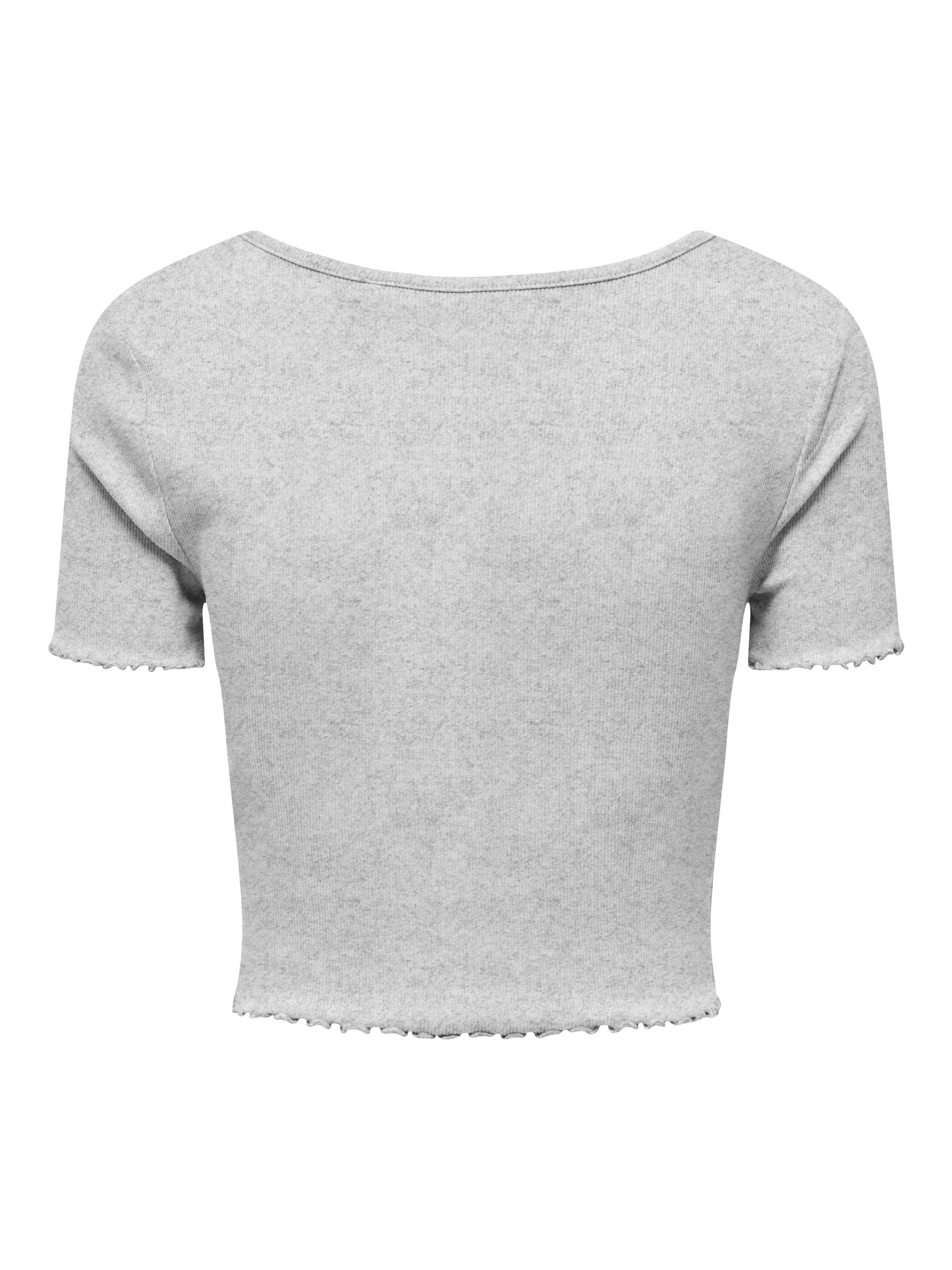 Only Shirt met korte mouwen ONLBETTY S/S V-NECK TOP CC JRS