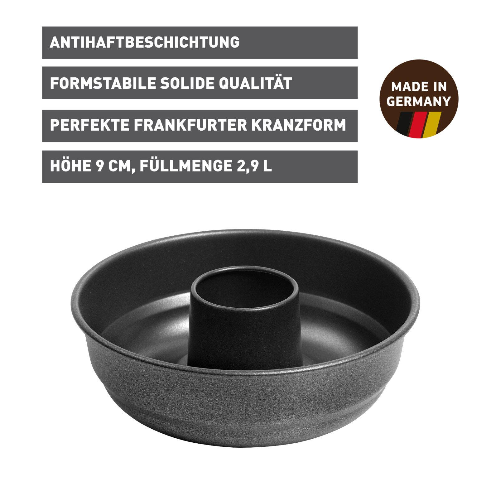 Kaiser Backformen Bakvorm Classic Frankfurter kransvorm, Made in Germany
