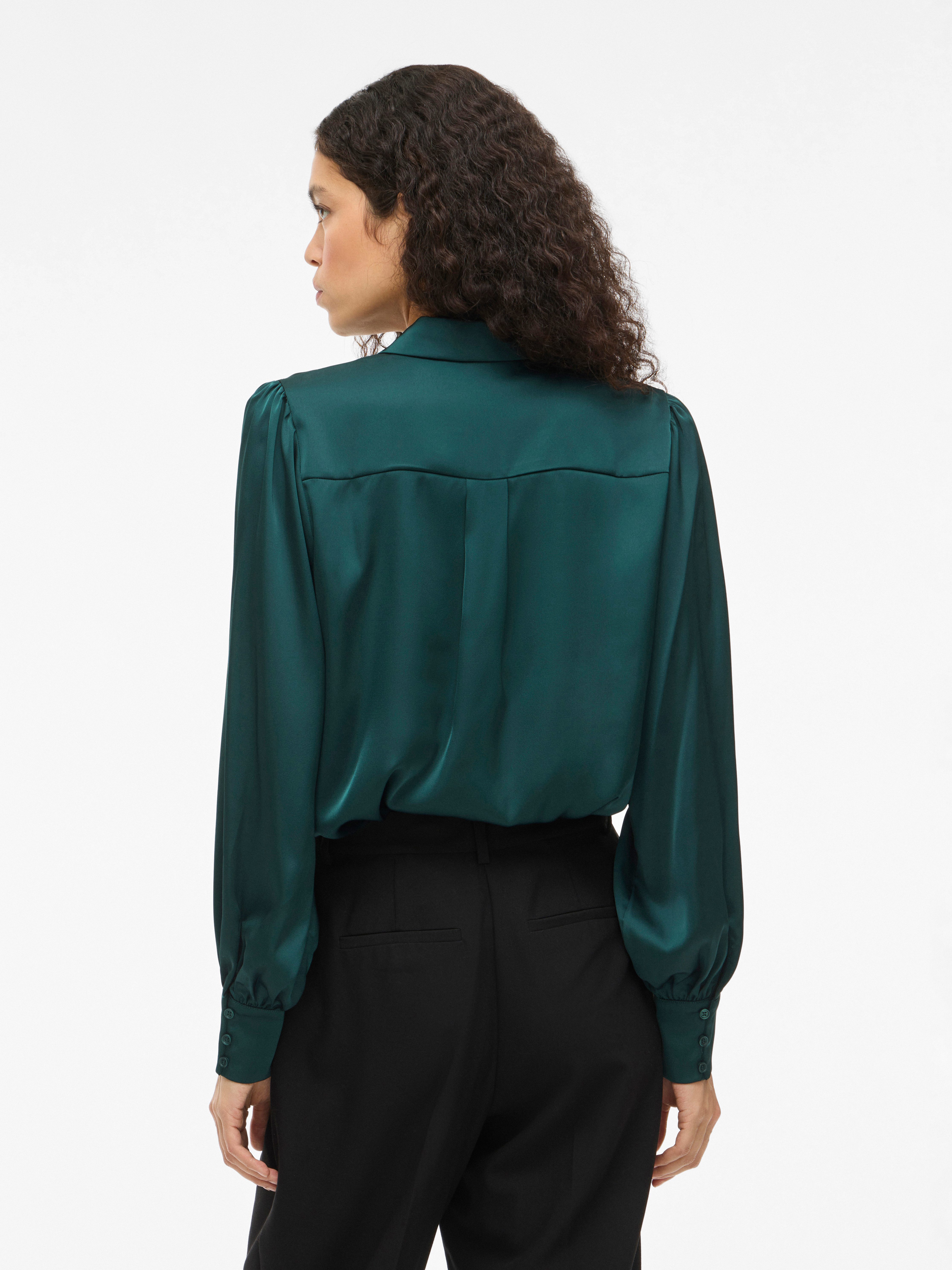 Vila Blouse met lange mouwen VIENNA RAVENNA L/S BALLOON SHIRT - NOOS