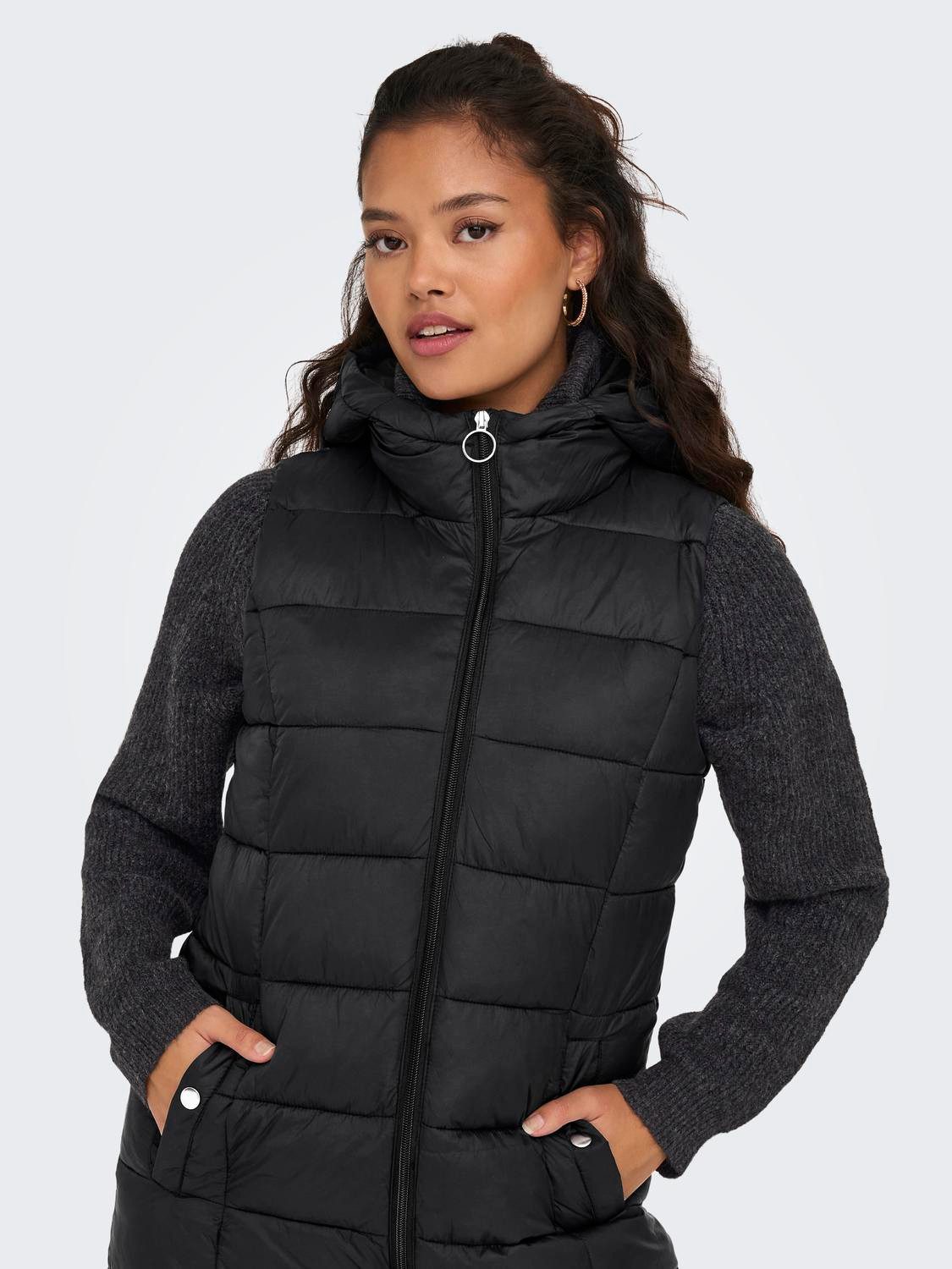 JDY Bodywarmer JDYZULU LONG HOOD WAISTCOAT OTW NEW NOOS