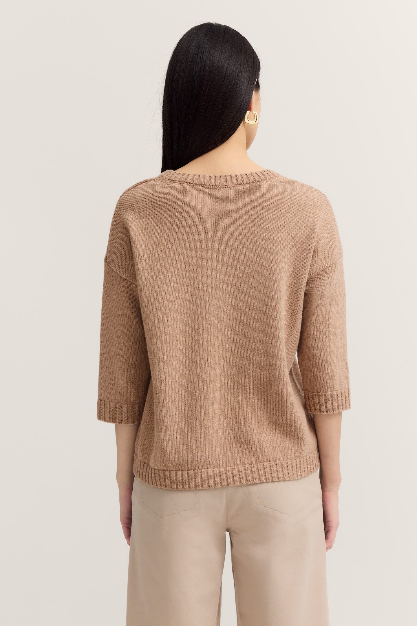 Bugatti Trui met ronde hals Elegant & bequem van een zachte kasjmiermix