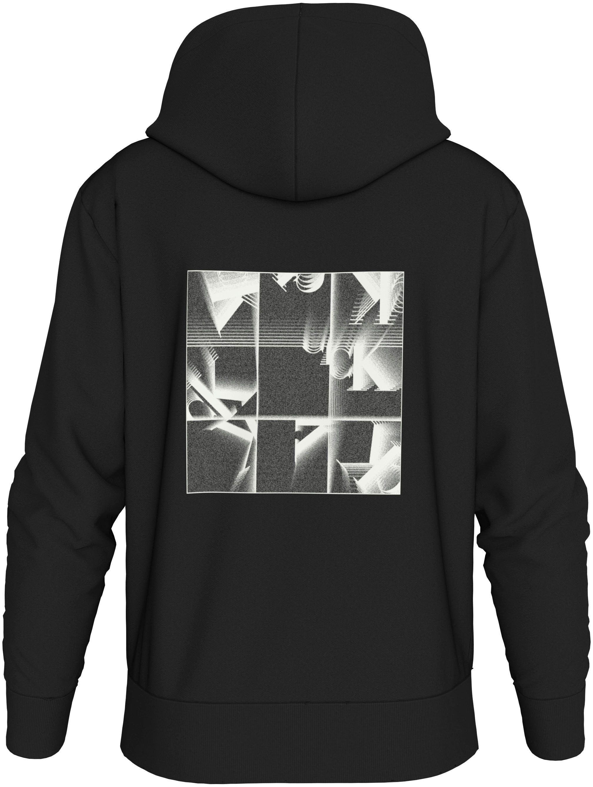 Calvin Klein Hoodie GRID MONOGRAM HOODIE met een logo-opschrift
