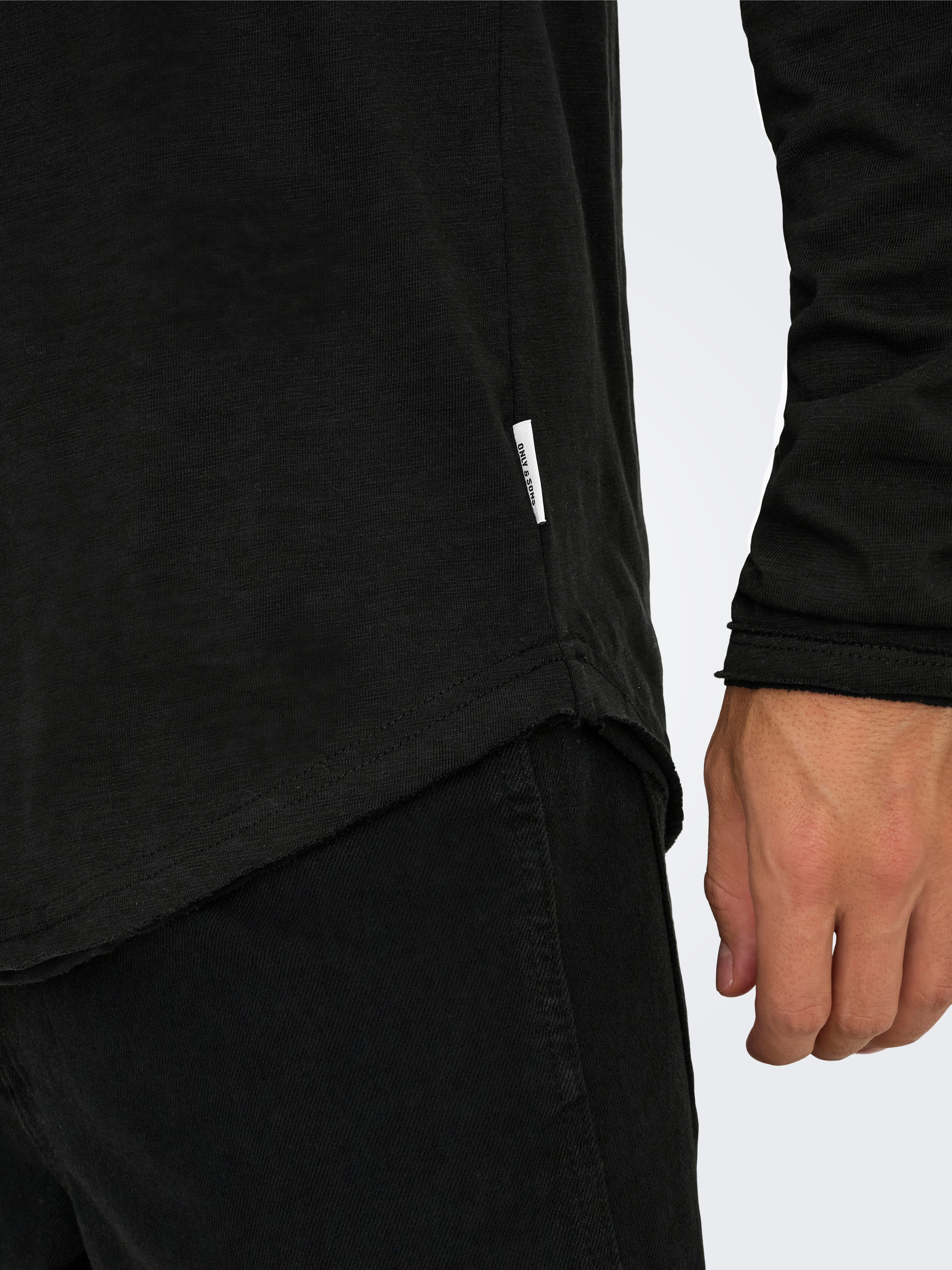 ONLY & SONS Shirt met lange mouwen ONSBENNE LONGY LS TEE VD
