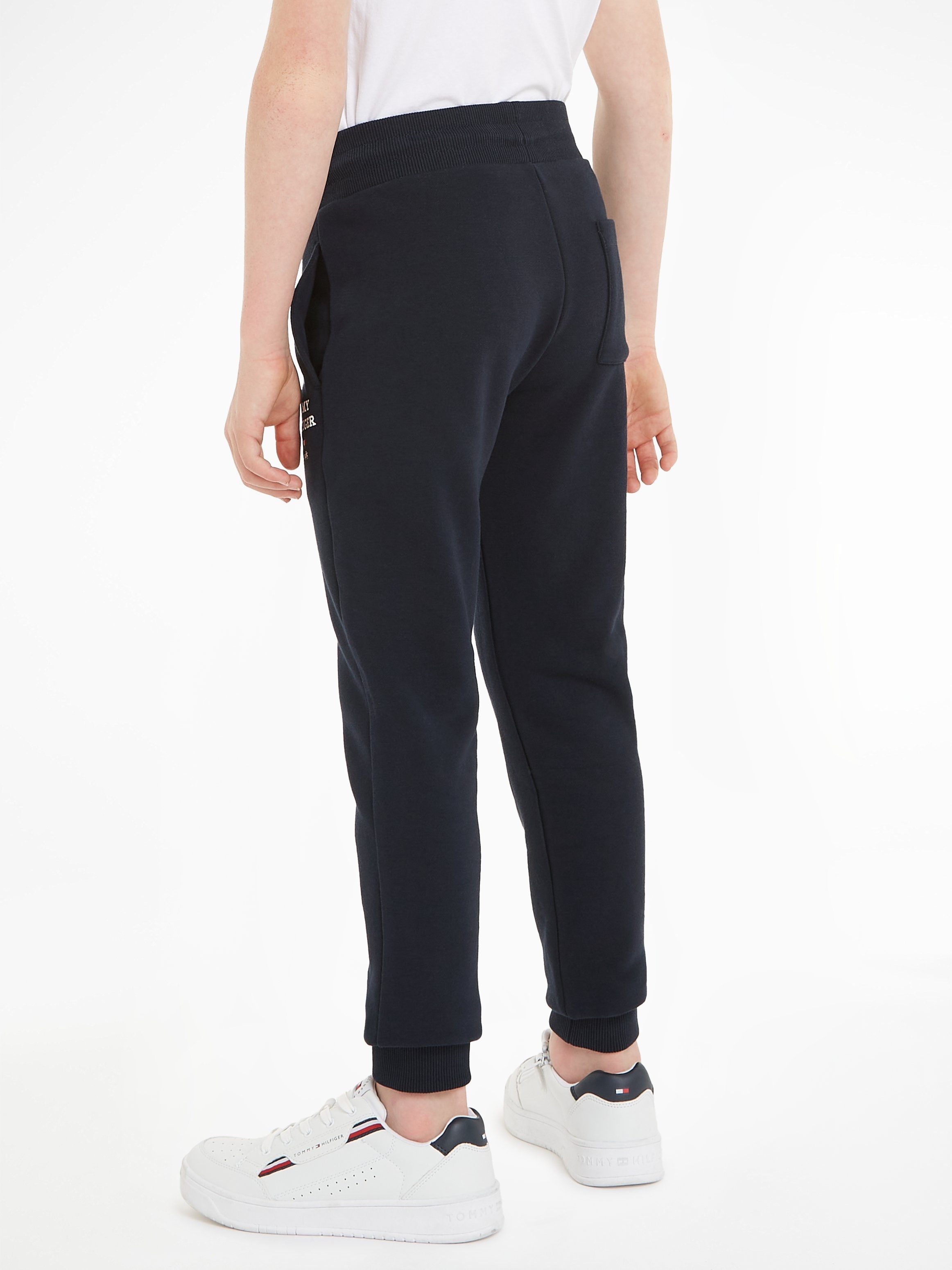 Tommy Hilfiger Sweatbroek TH LOGO SWEATPANTS met een logo-opschrift