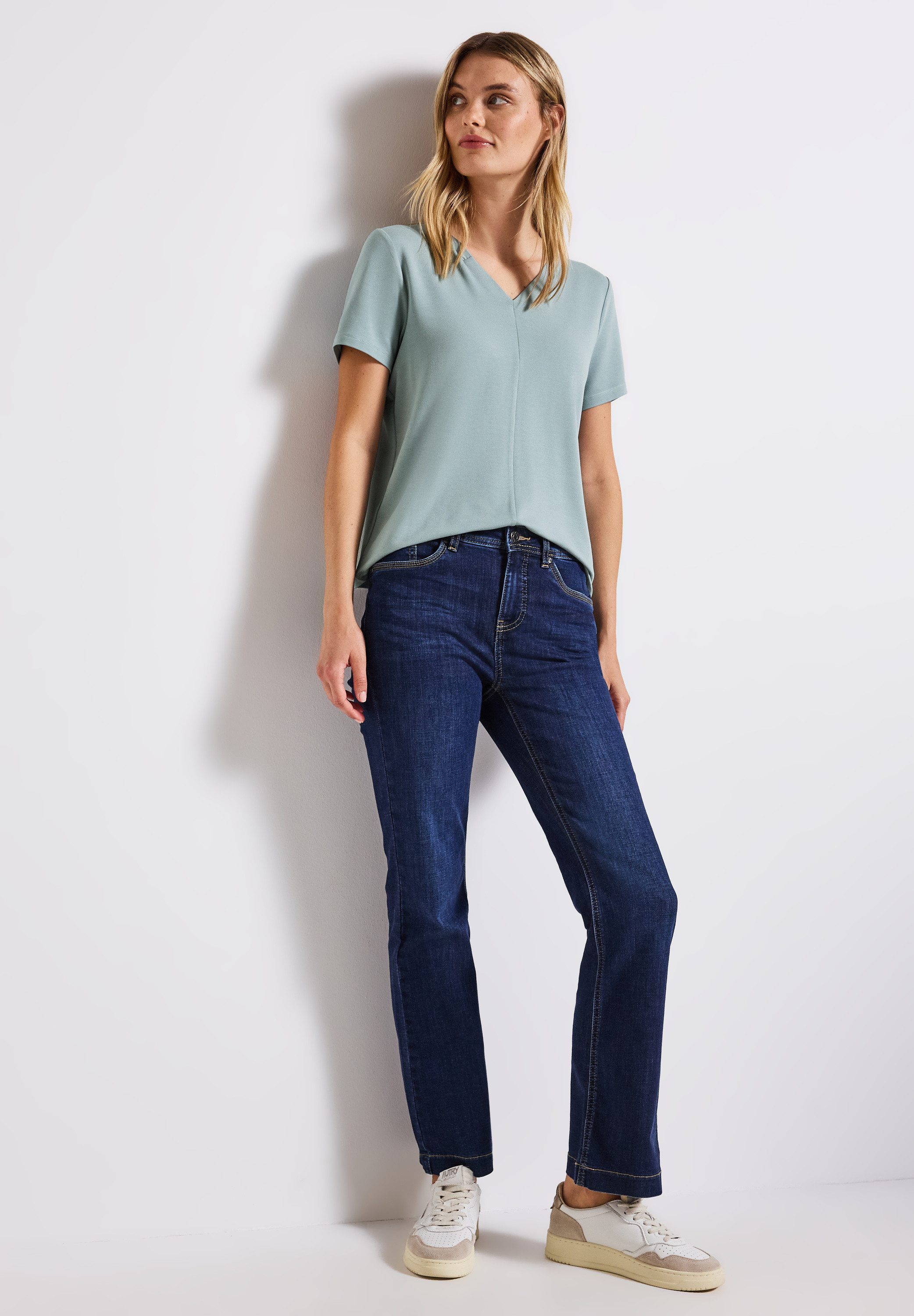 STREET ONE Shirt met V-hals