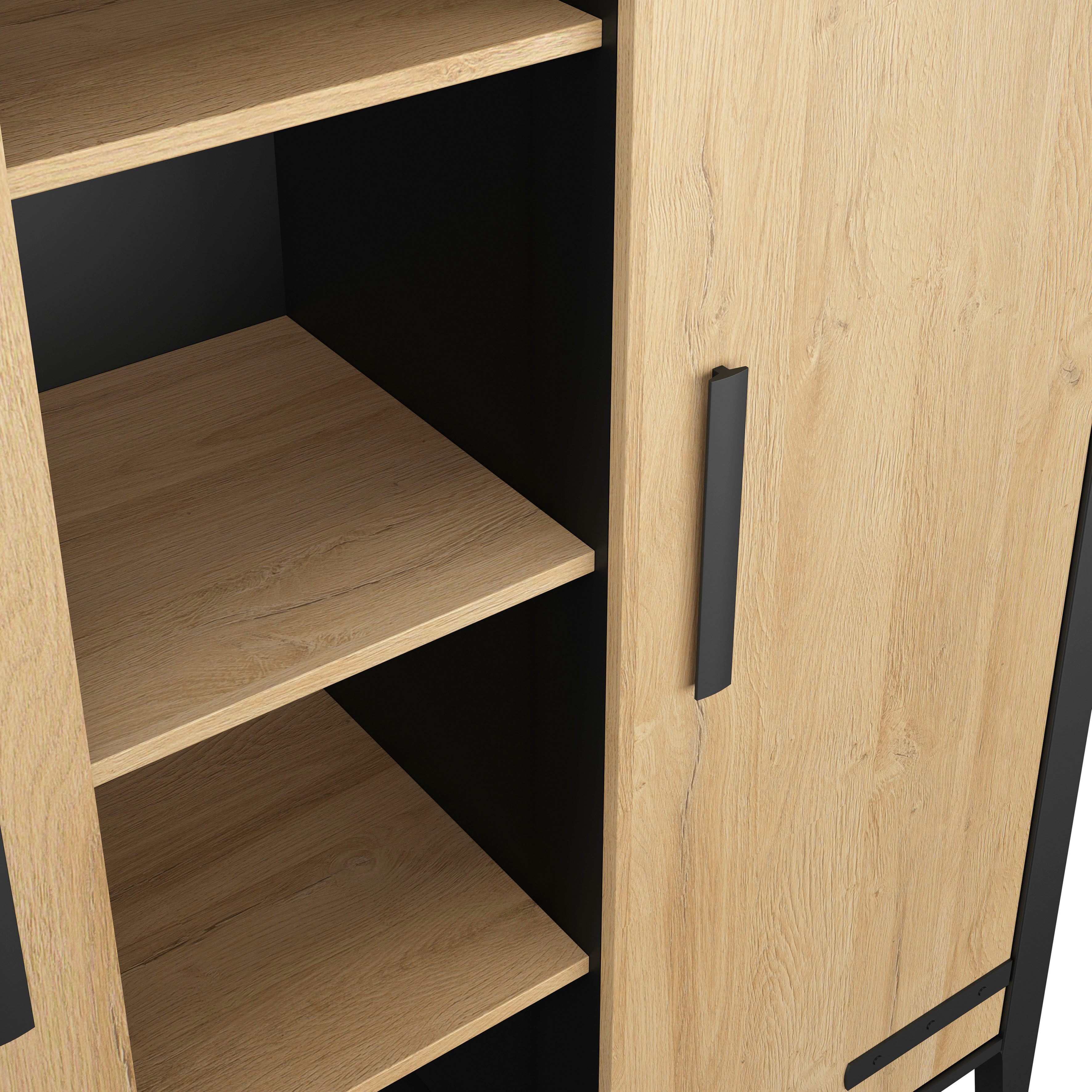 Gami Buffetkast CORK 6 zijplanken, 3 middelgrote planken