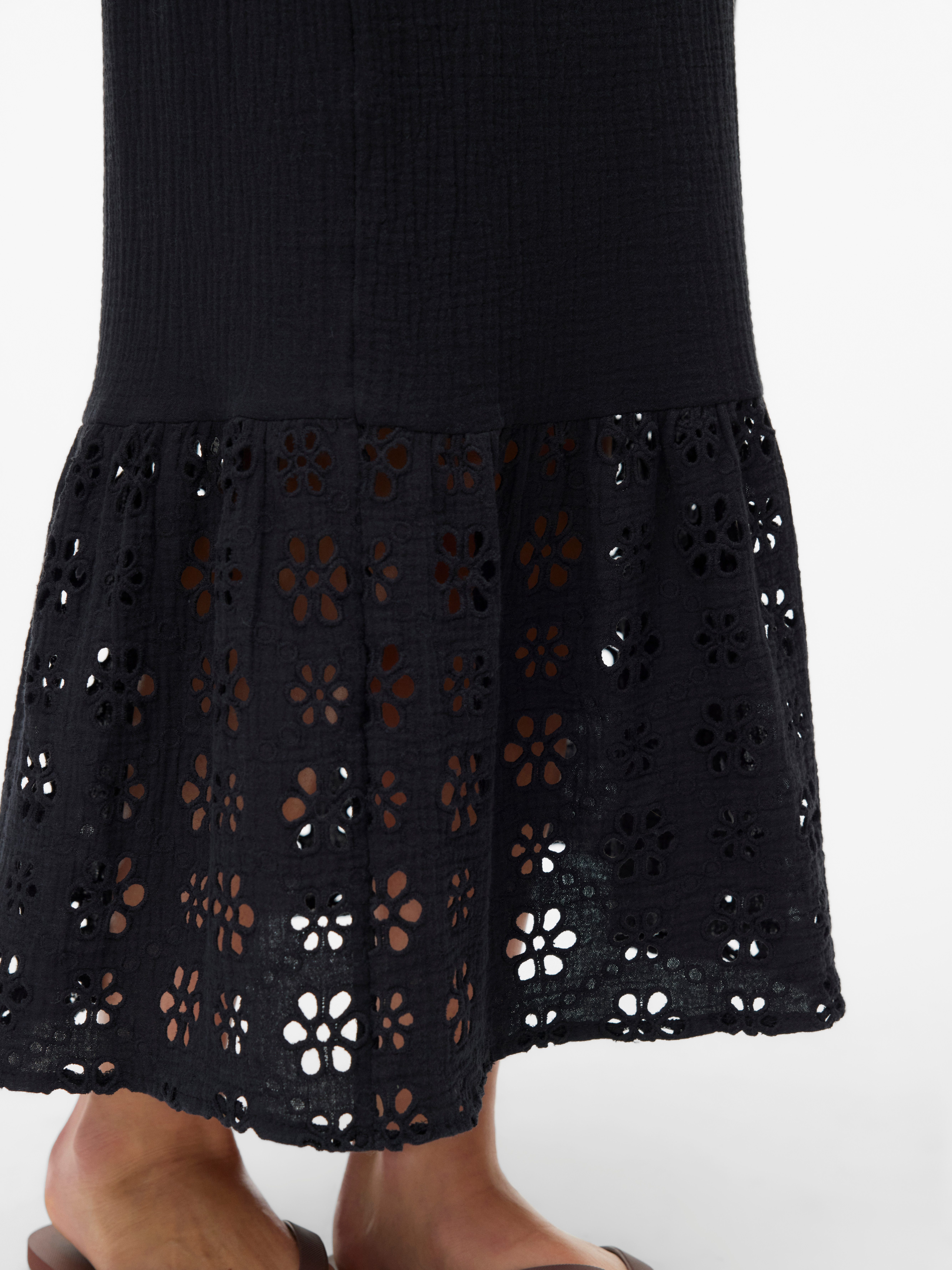 Vero Moda Maxirok VMNATALI HW ANCLE SKIRT WVN GA