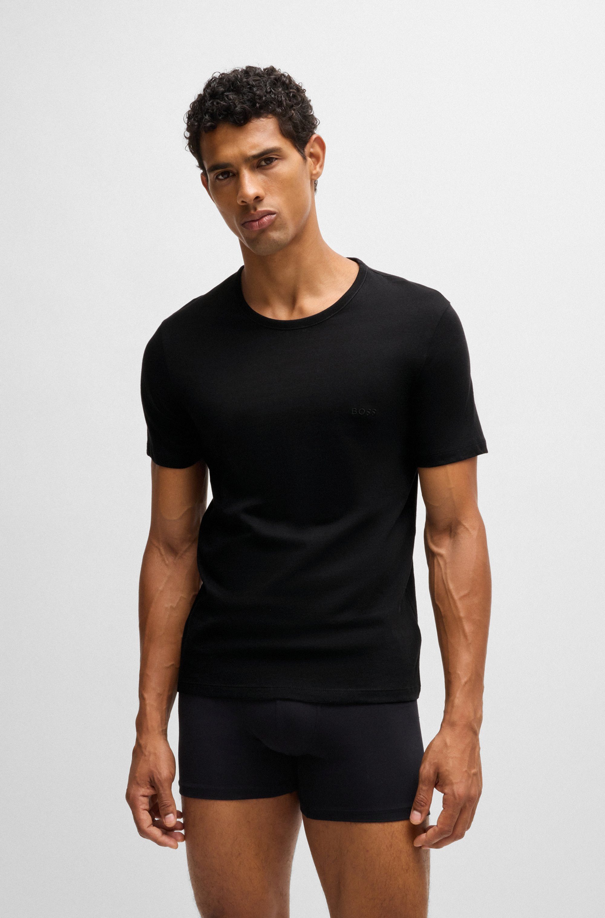 BOSS T-shirt Ronde hals BOSS ONE x David Beckham (3-delig, Set van 3)