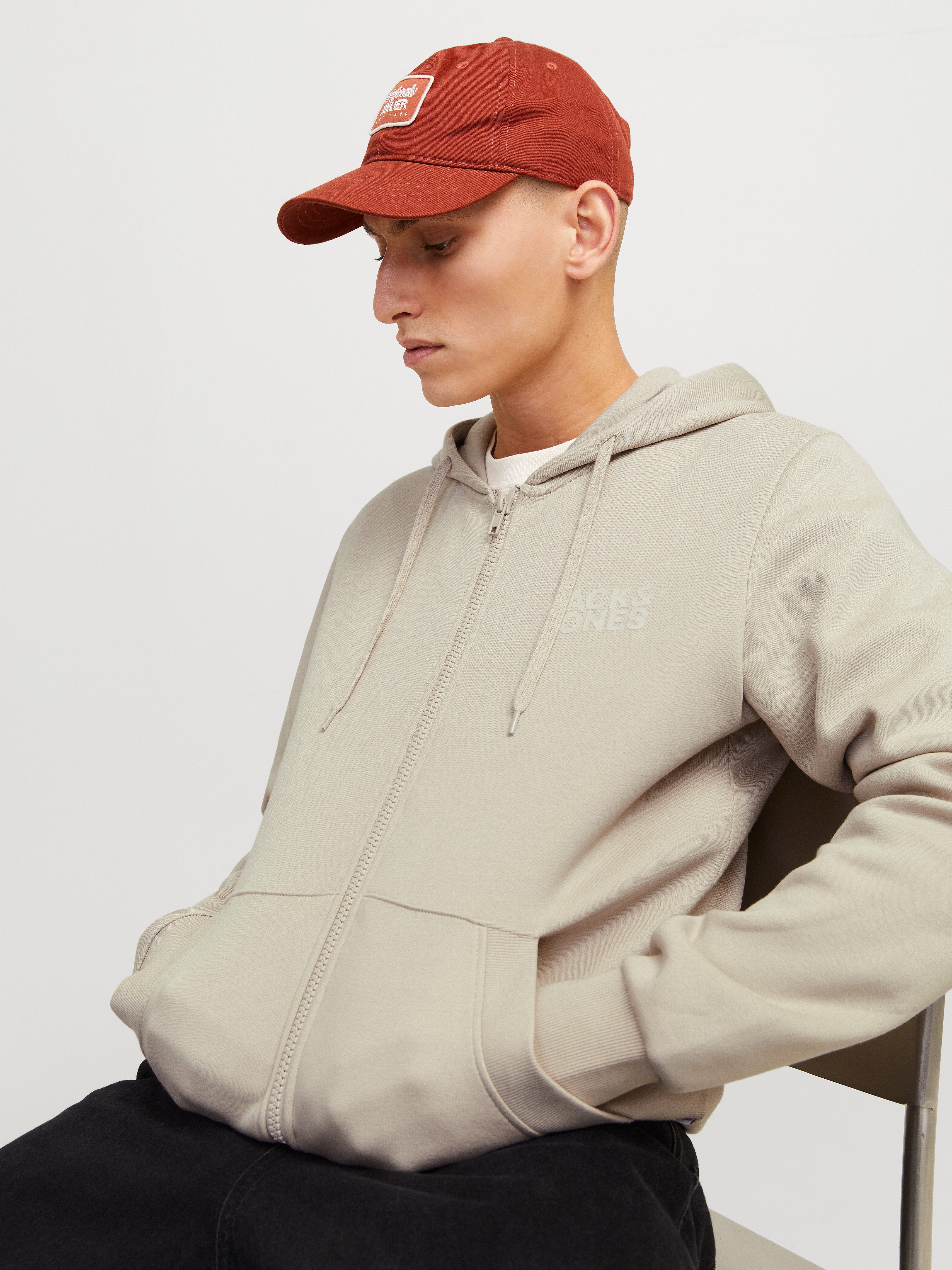 Jack & Jones Capuchonsweatvest JJECORP LOGO SWEAT ZIP HOOD