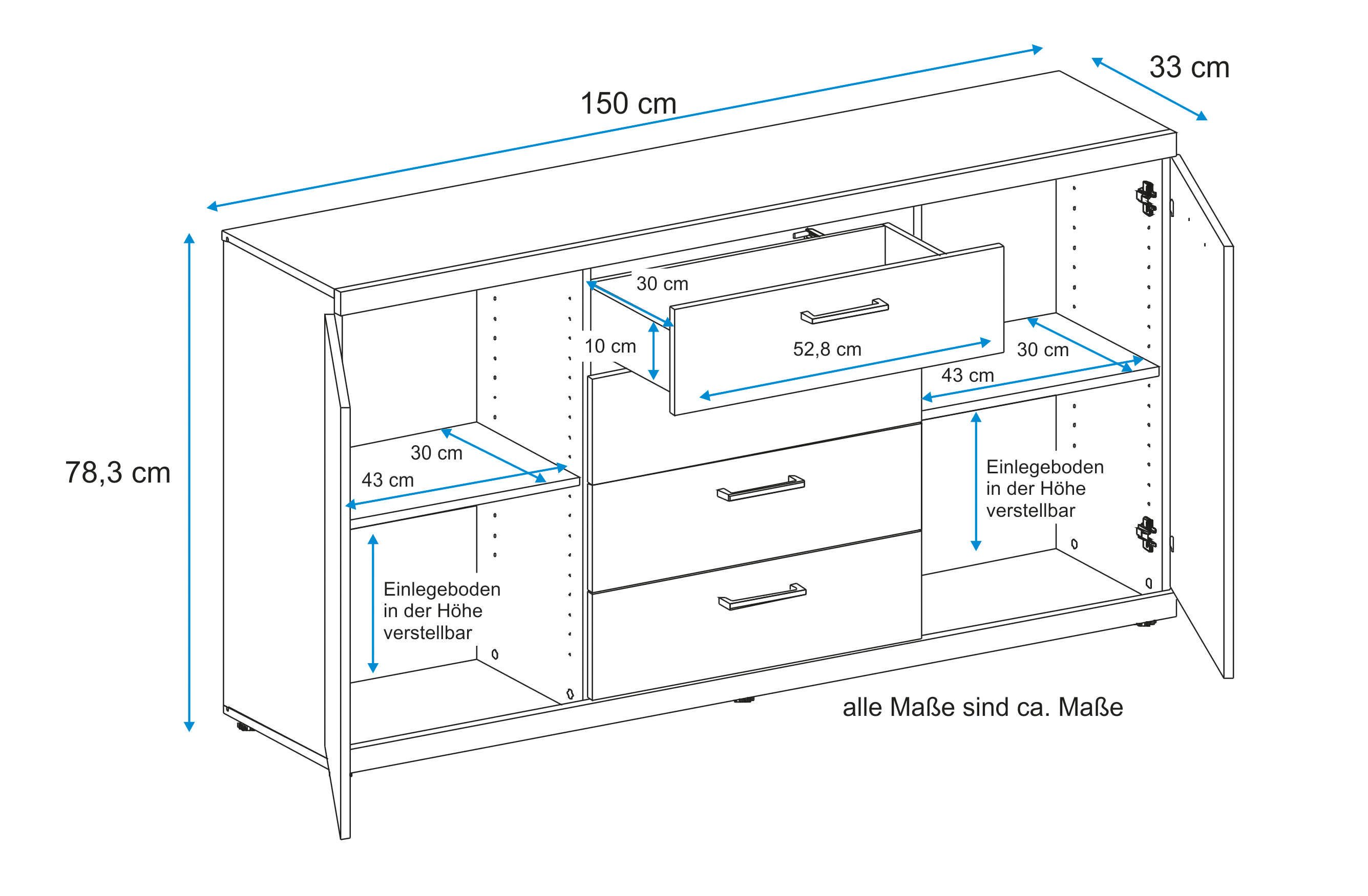 VOGL Möbelfabrik Dressoir Sunny