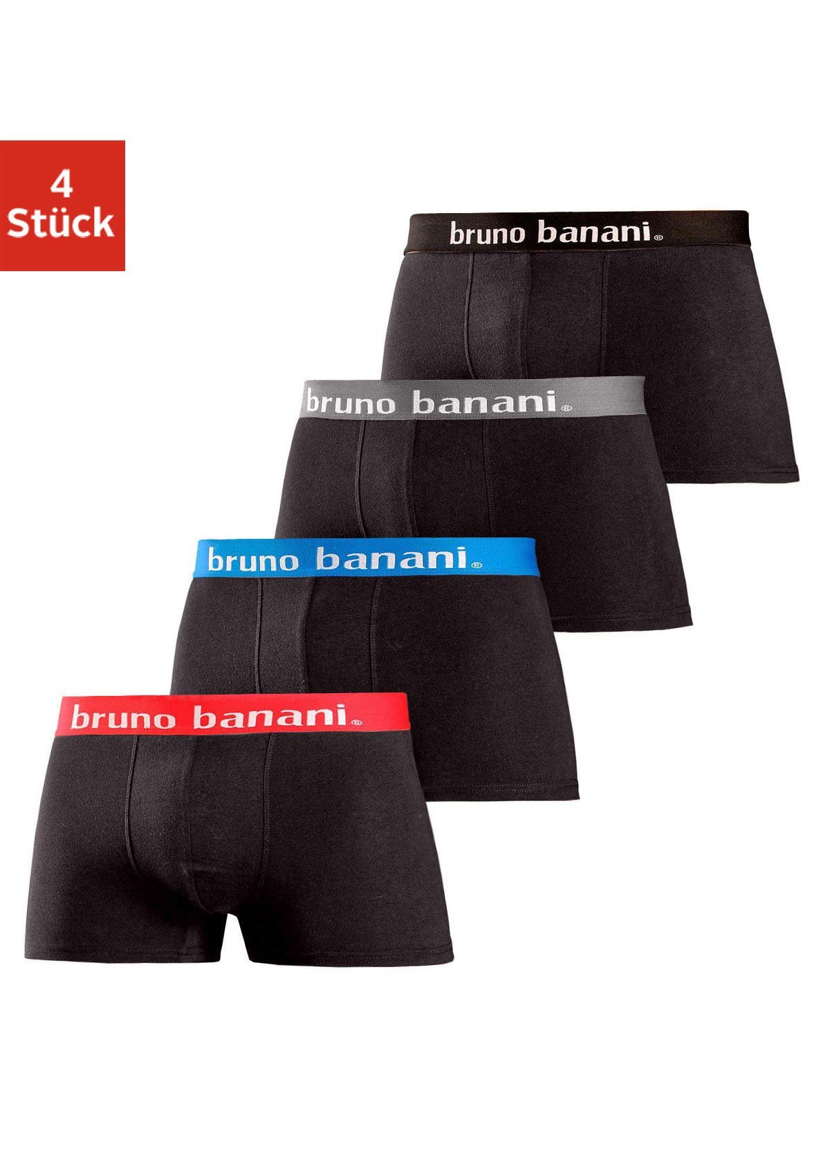 NU 15% KORTING: Bruno Banani hipster (set van 4)