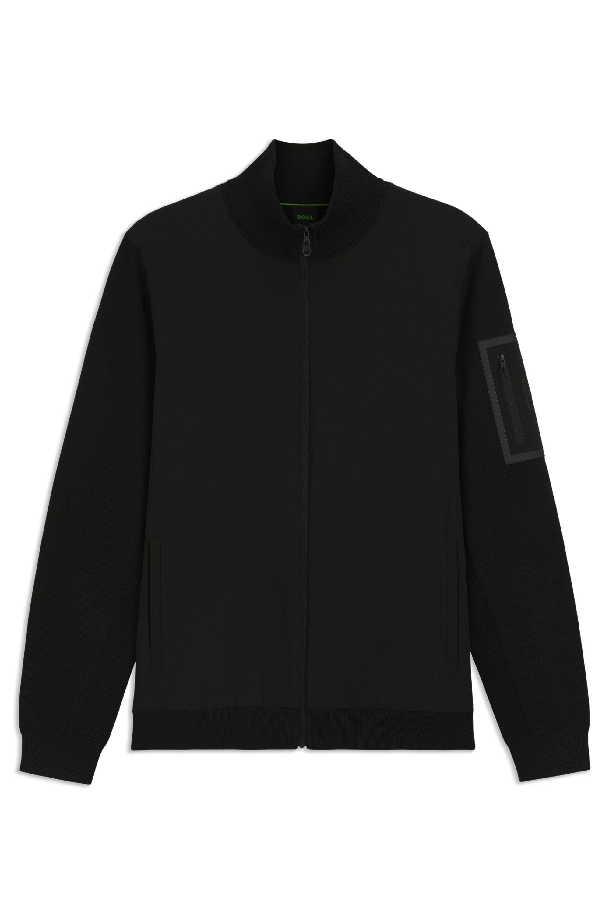 BOSS GREEN Hybride jas Momentum regular fit, met staande kraag
