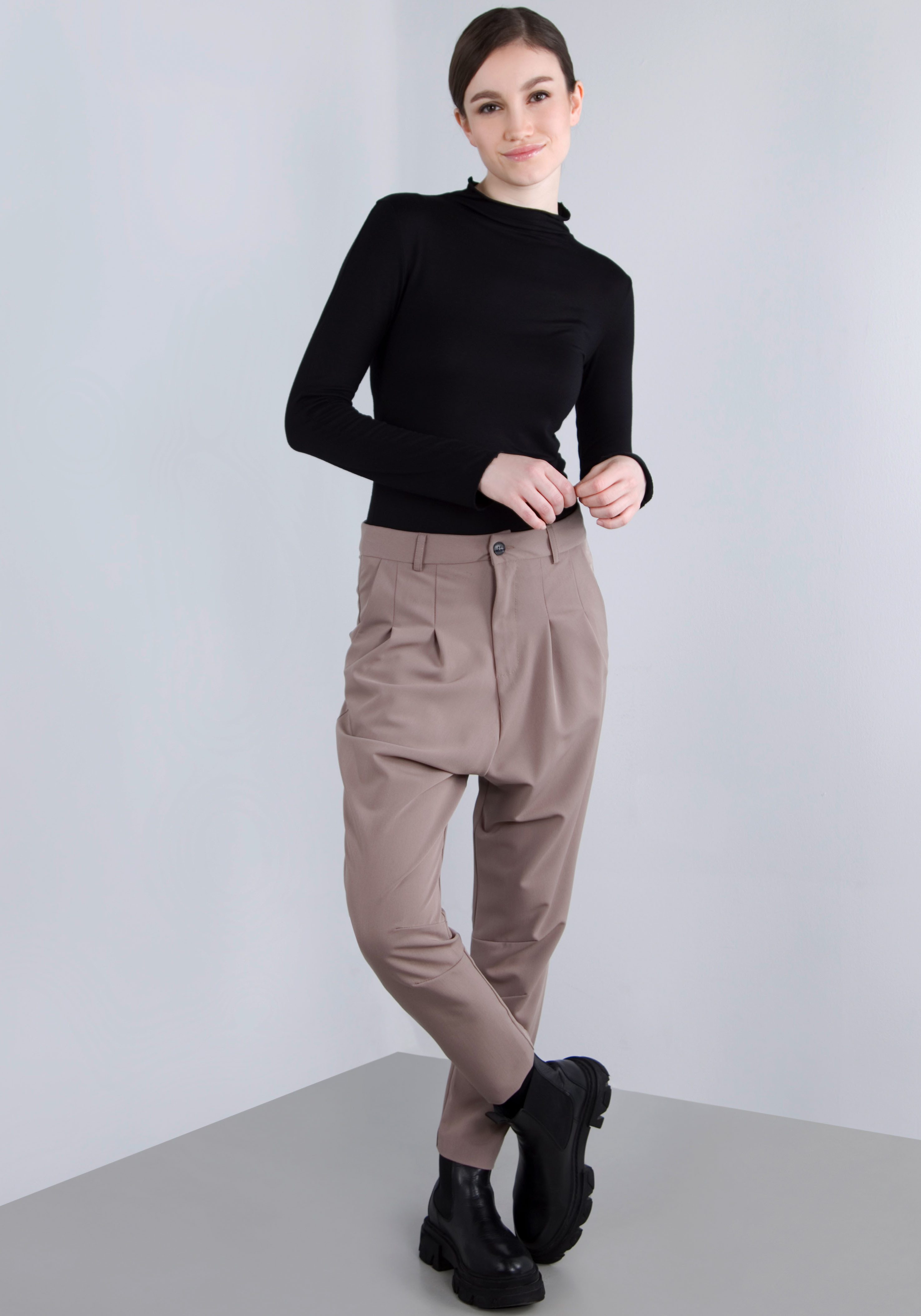IMPERIAL Bandplooibroek casual fit