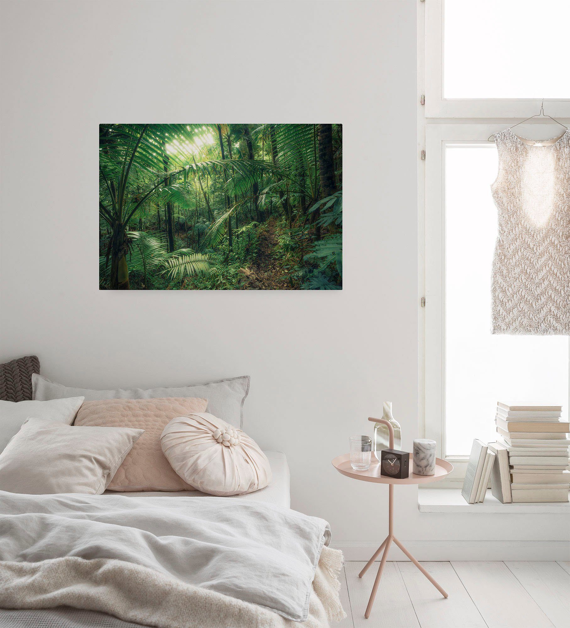 Komar Artprint op linnen Keilrahmenbild Jungleflair Größe 90 x 60 cm (set)