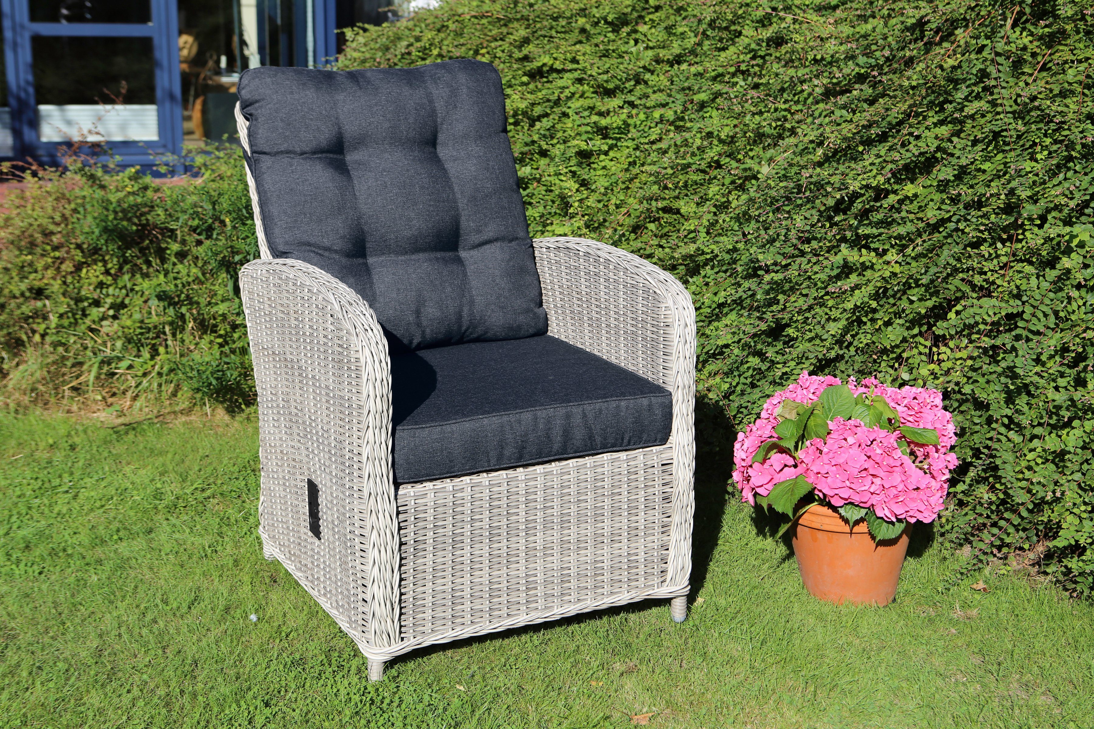 Destiny Tuinset Merano Aluminium, polyrotan (set, 11-delig)