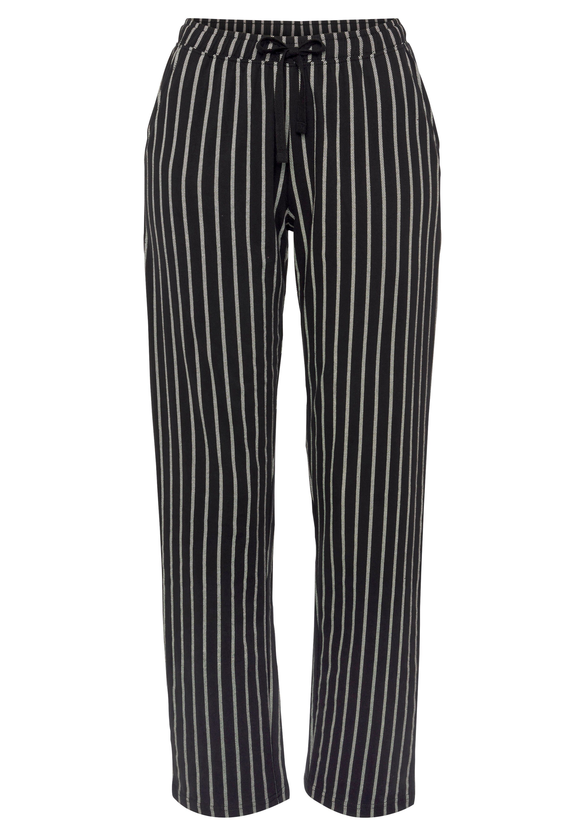 Vivance Dreams Pyjamabroek met zwart-wit print