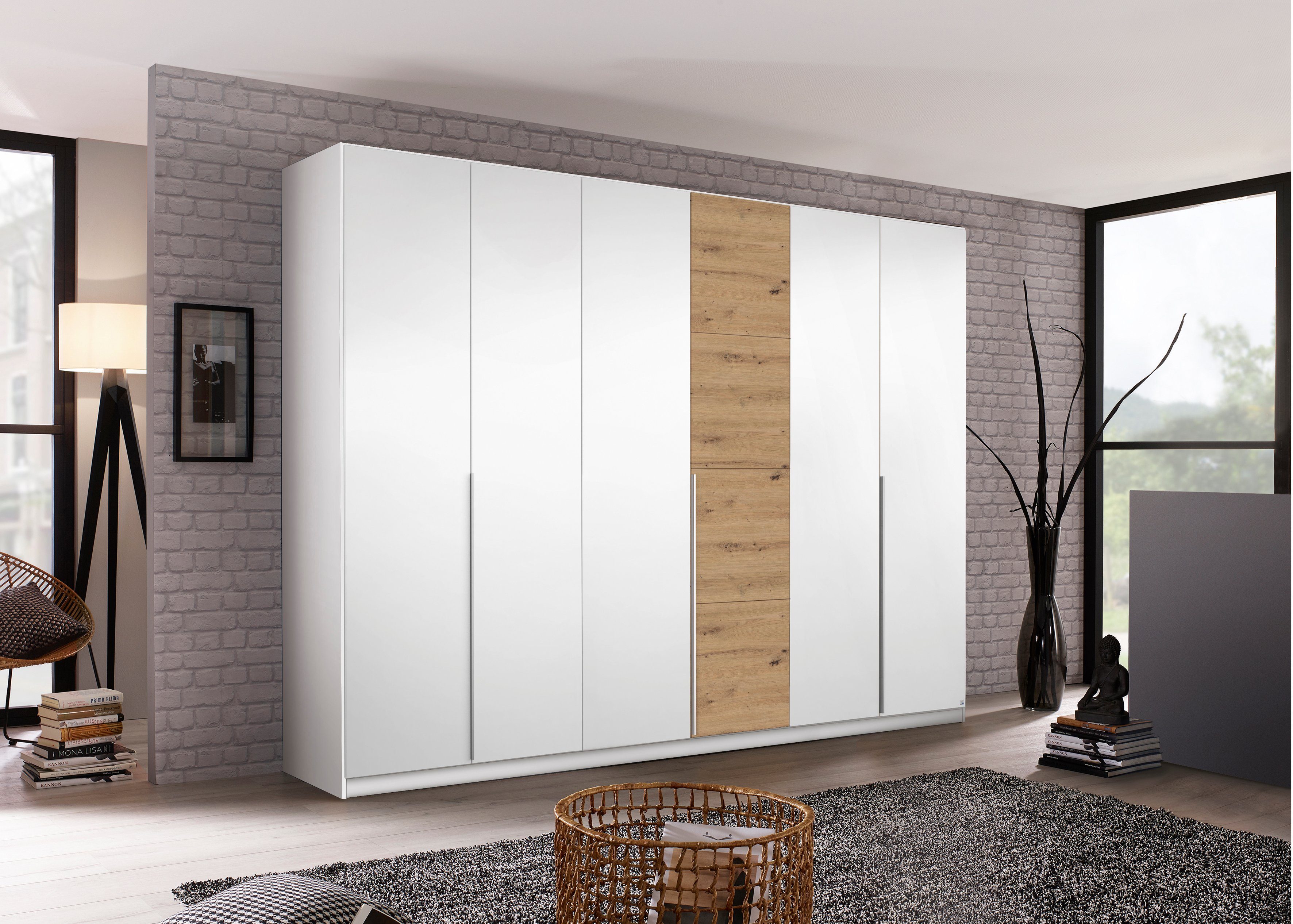 rauch Draaideurkast Bellezza inclusief lade-inzet, wasindeling en verdere accessoires
