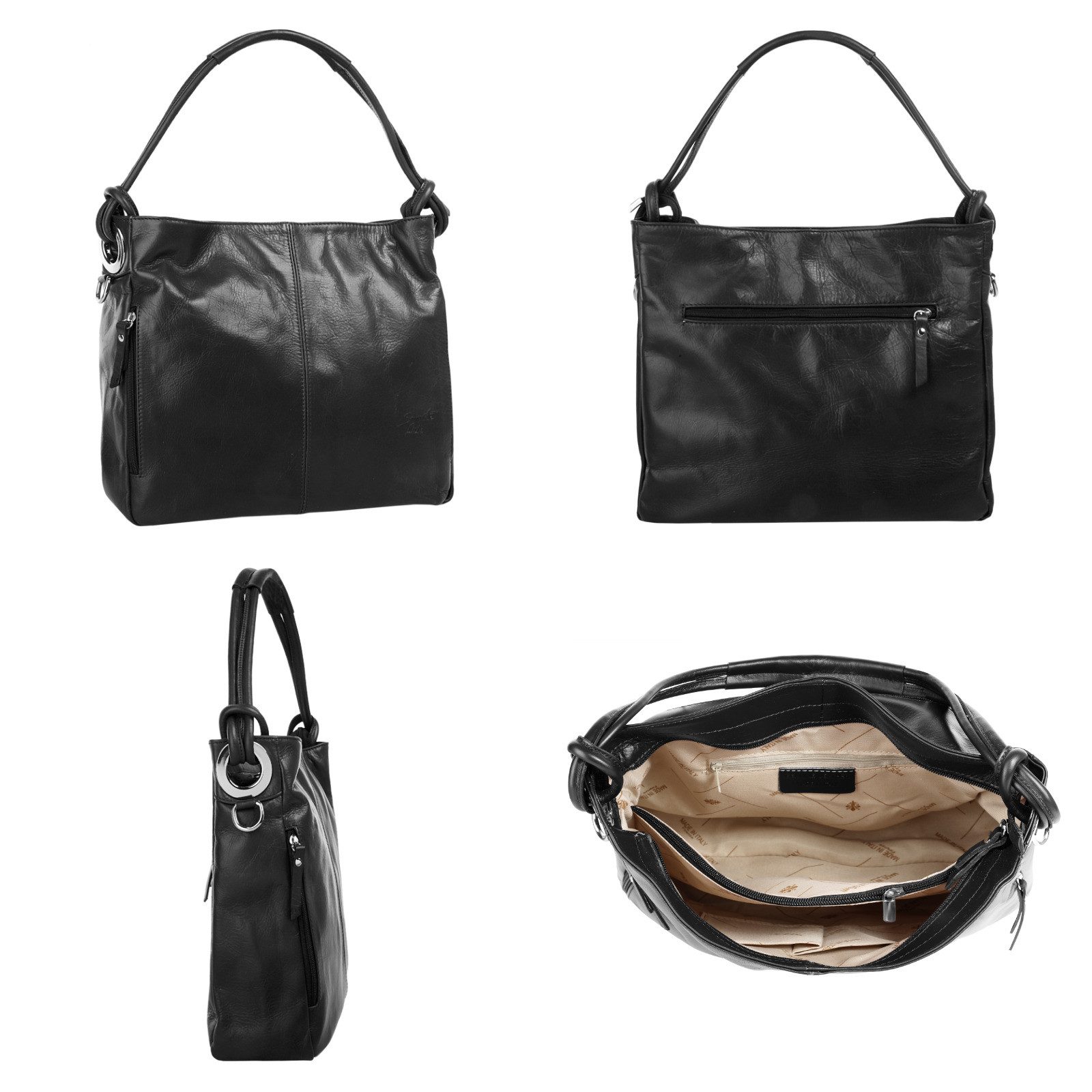 Samantha Look Shopper echt leer, made in italy