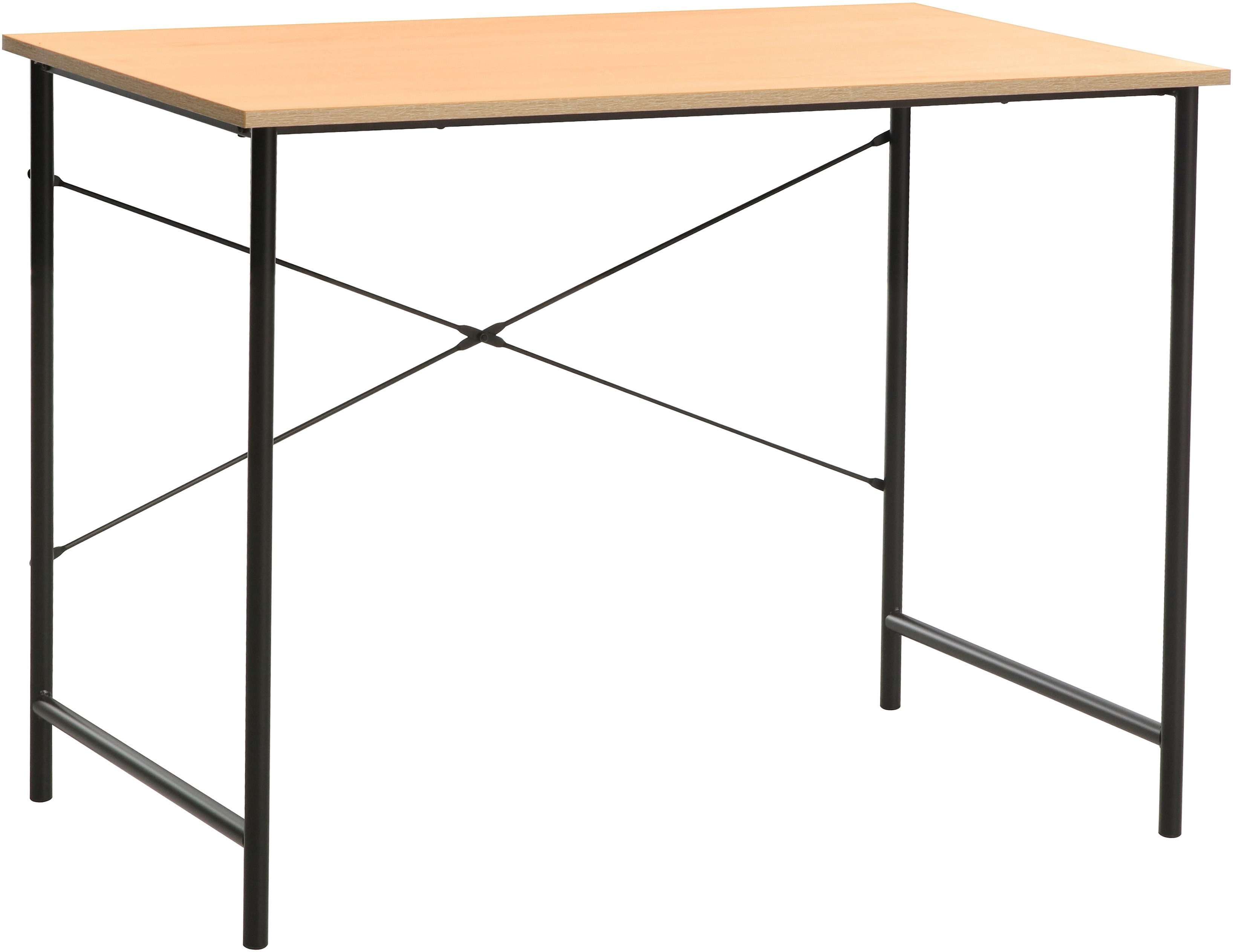 INOSIGN Bureau TALIA Computertafel, stabiel metalen frame, breedte 100 cm