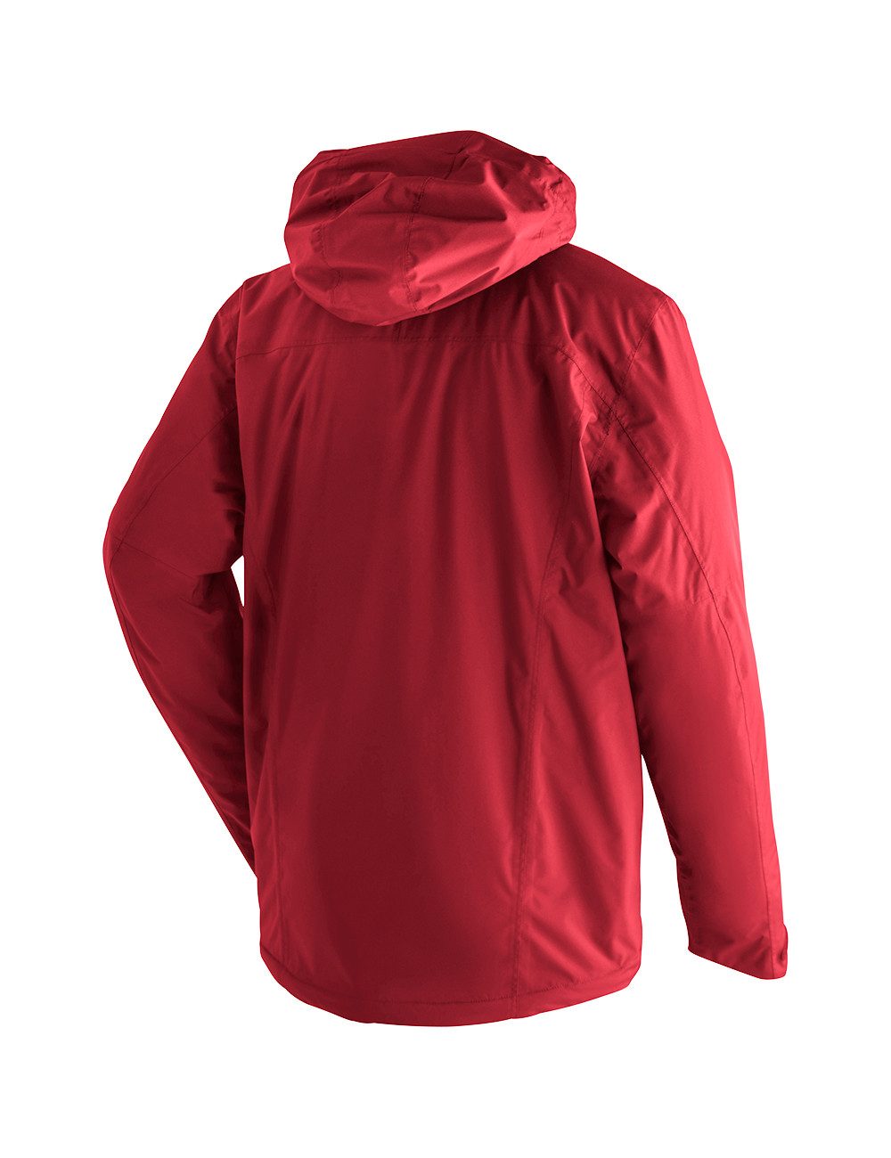 Maier Sports Outdoorjack Metor Therm Rec M Heren wandeljack, ademend en waterdicht, gewatteerde regenjack met capuchon