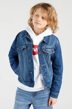 levi's kidswear jeansjack trucker jacket for boys blauw