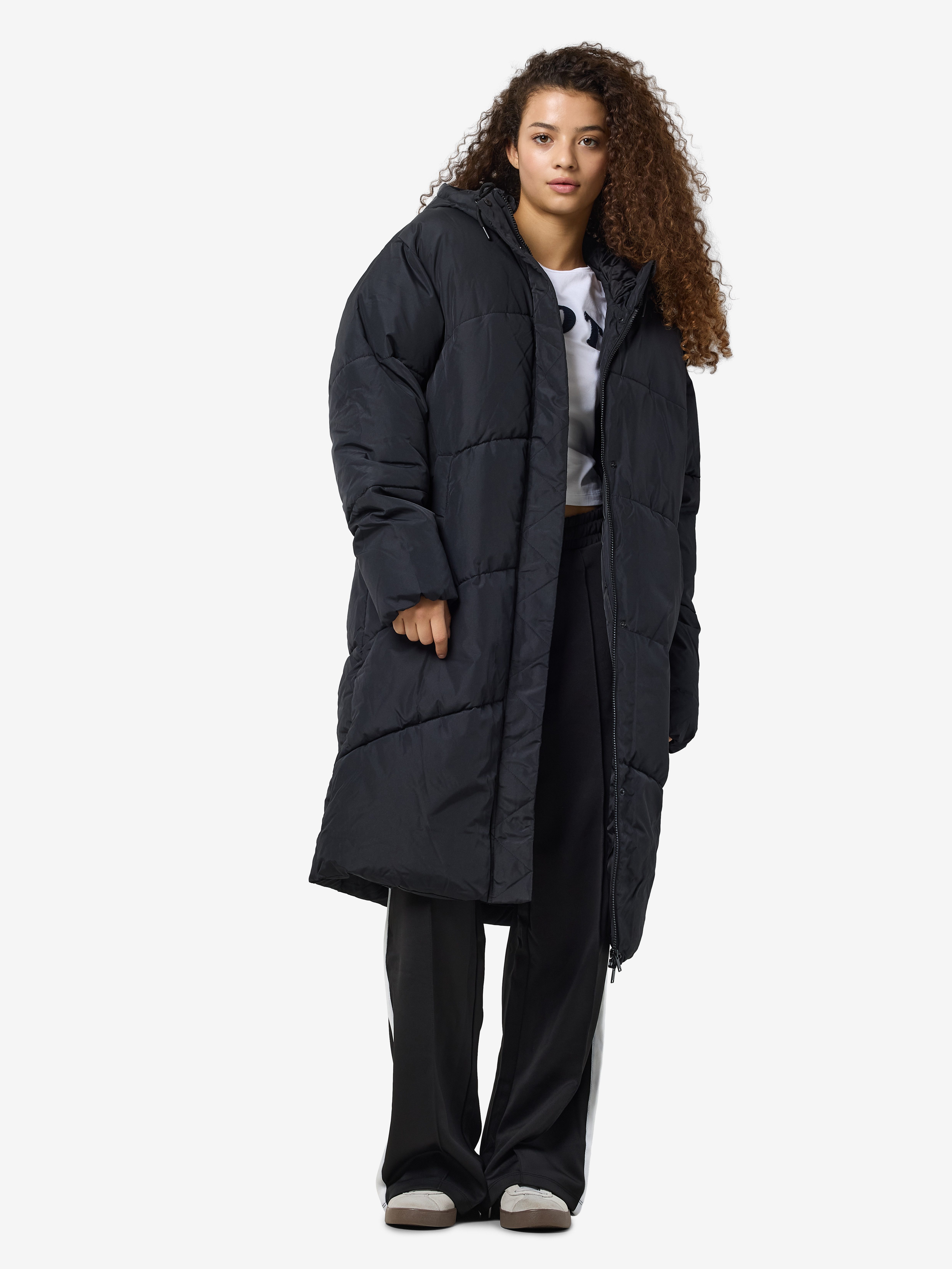 Noisy may Gewatteerde jas NMTENNA L/S LONG JACKET NOOS