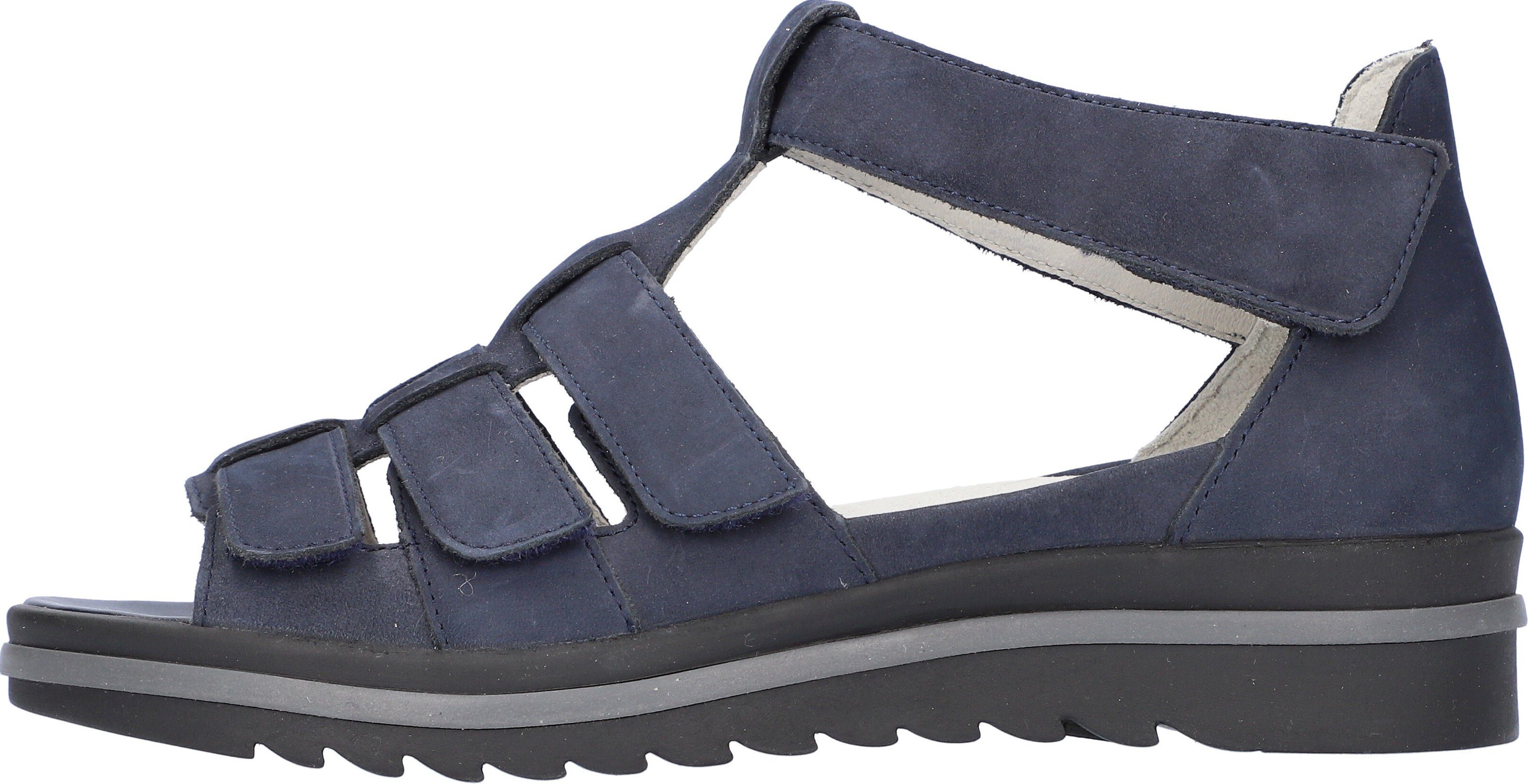 Waldläufer Sandalen HAKURA , zomerschoen, sandaal, sleehak, met klittenband, comfortabele breedte h