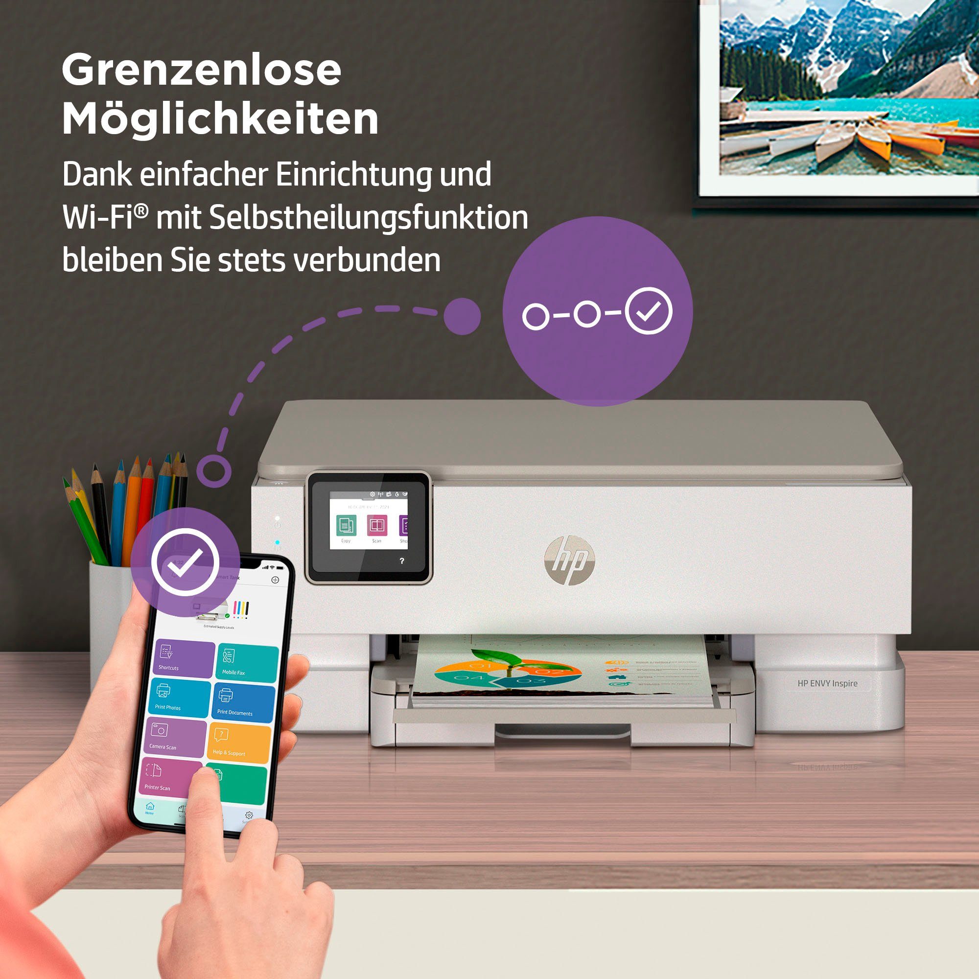 HP All-in-oneprinter Envy Inspire 7220e