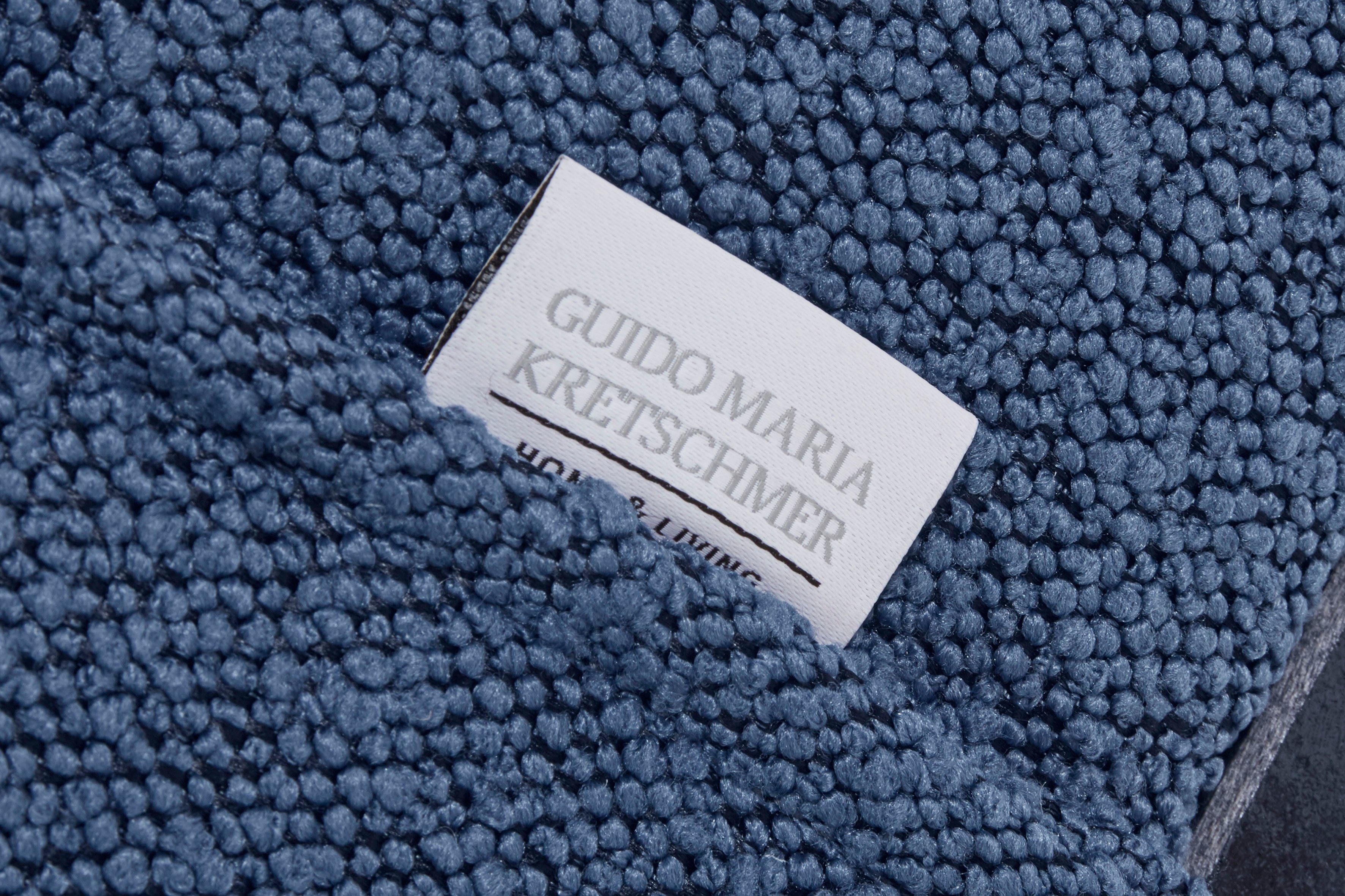 Guido Maria Kretschmer Home&Living Cocktailfauteuil Chamby New stoel bouclé-structuurbekleding met stiksels bij de leuning