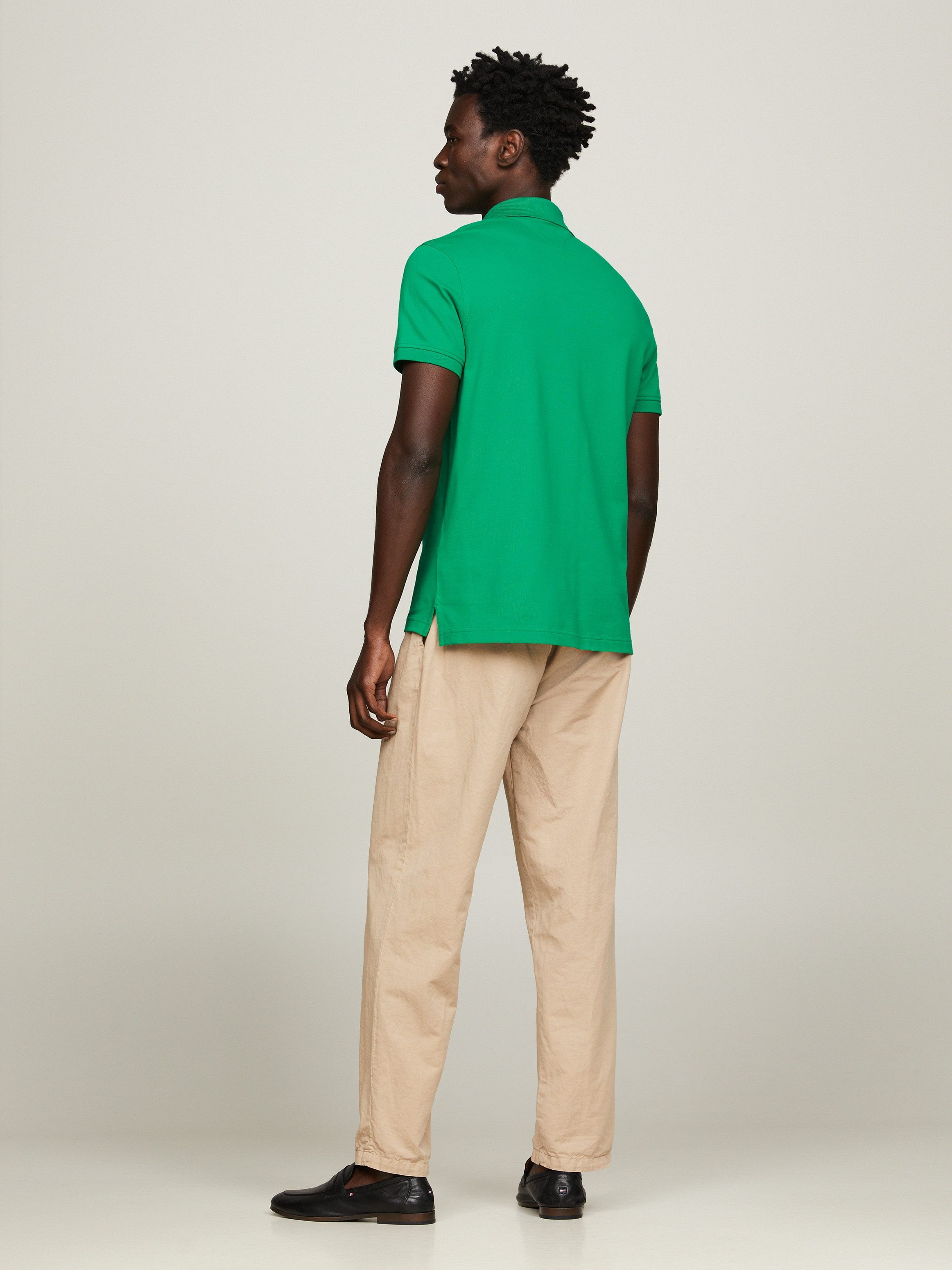 Tommy Hilfiger Poloshirt met tommy hilfiger contraststrepen in de kraag