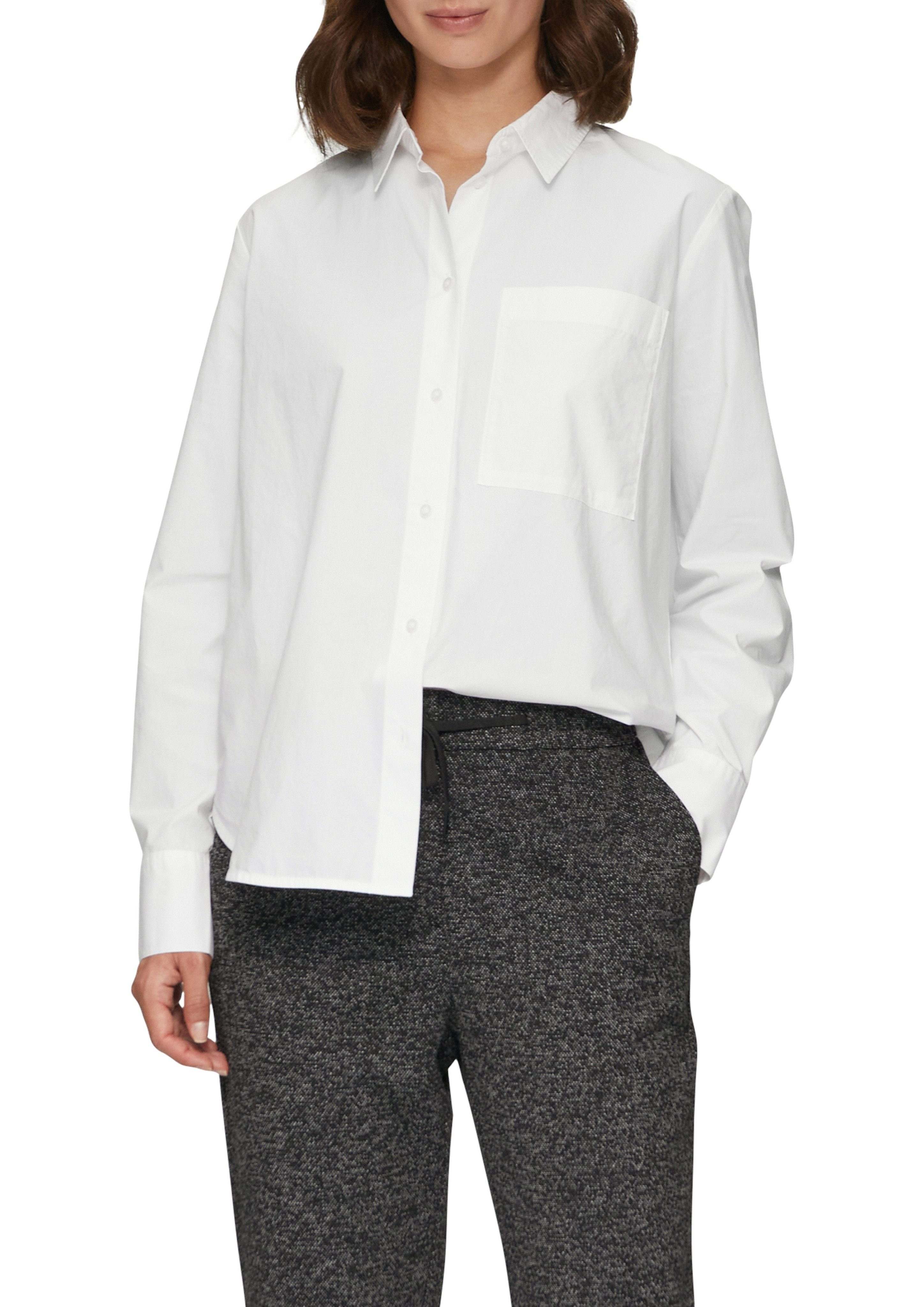 S.Oliver Blouse met lange mouwen met borstzak