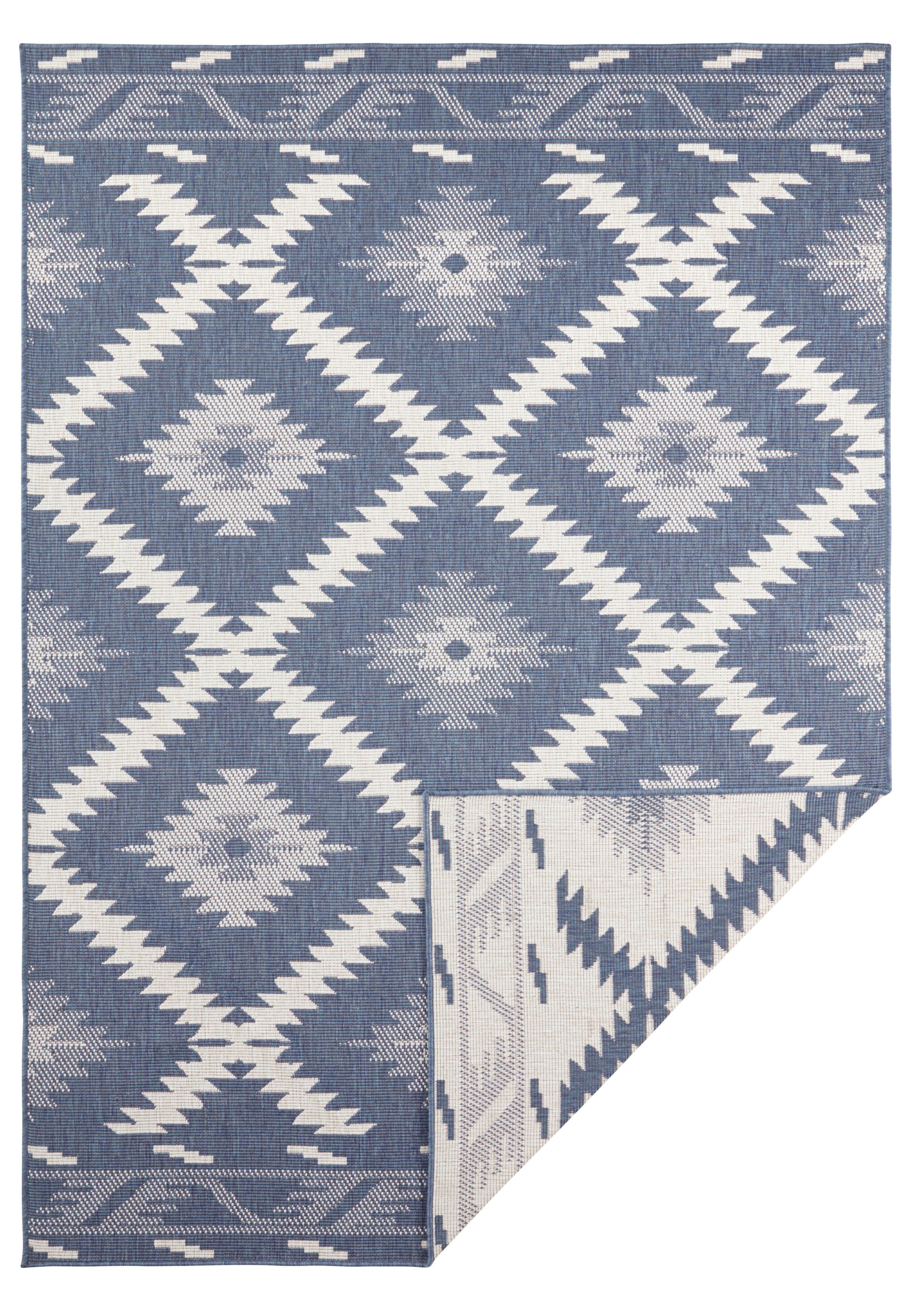 NORTHRUGS Vloerkleed Malibu omkeerbaar tapijt Binnen- en buitengebruik, weerbestendig, balkon, loper, woonkamer, waterbestendig