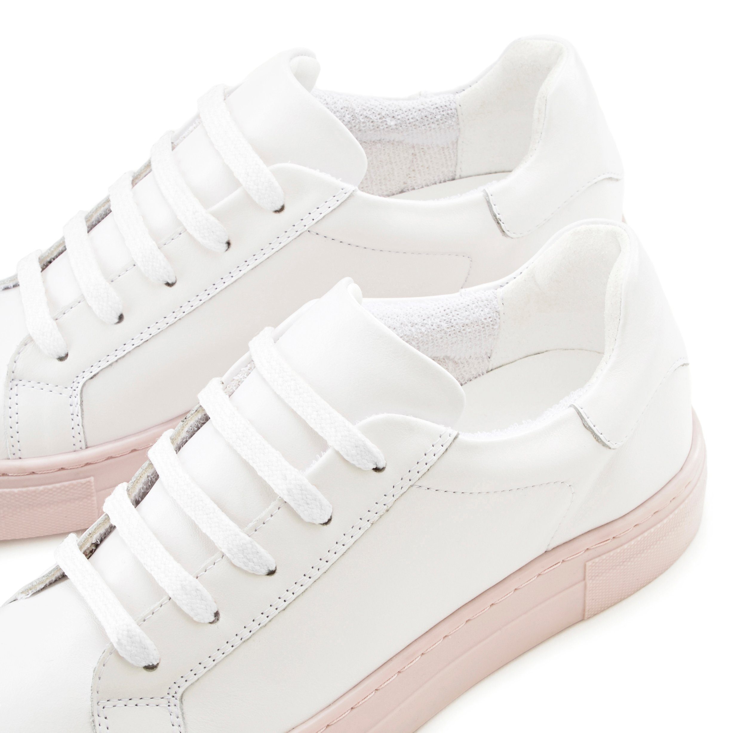 Elbsand Sneakers Veterschoen, vrijetijdsschoen, leer, zachte frotté binnenvoering