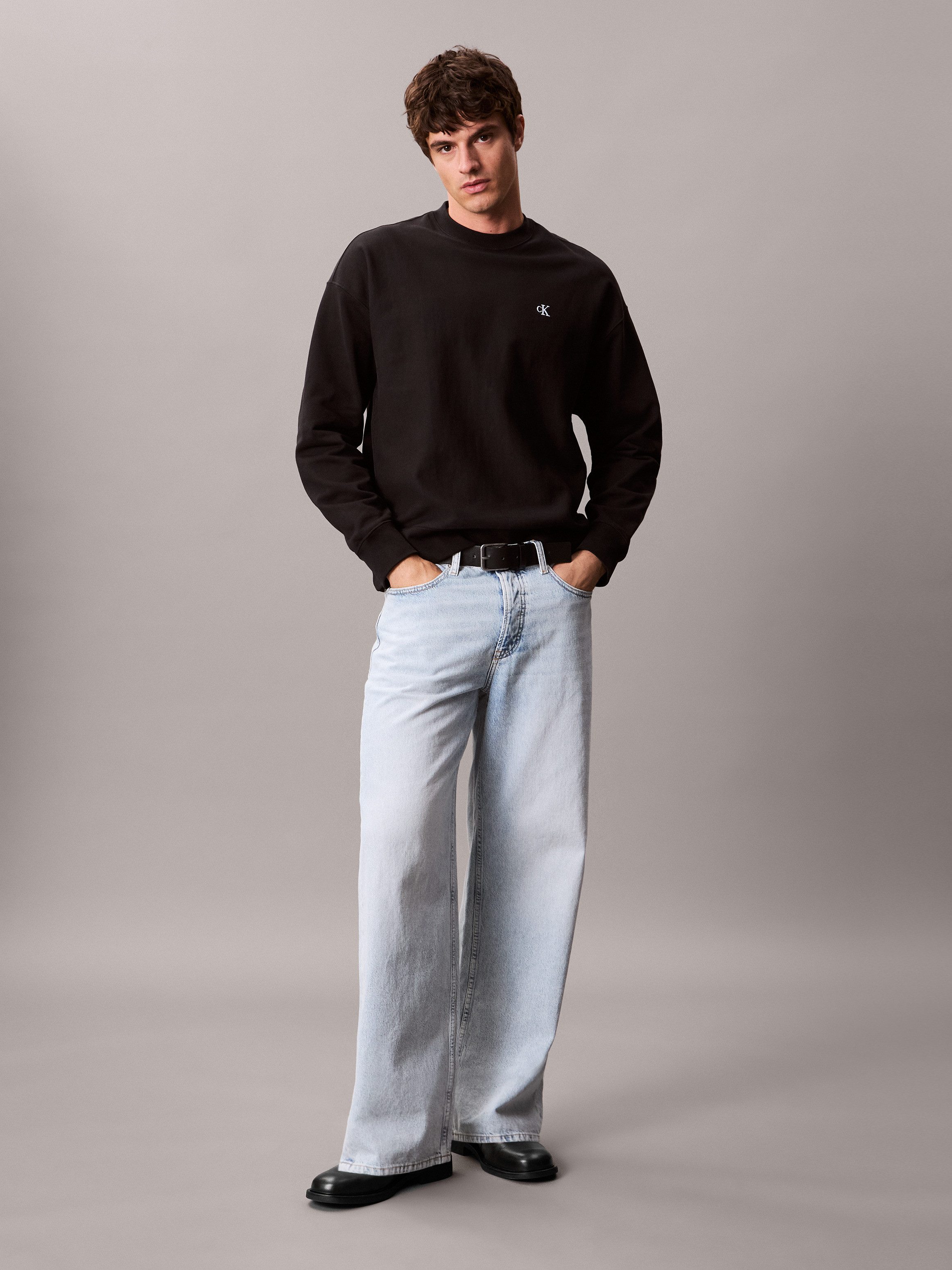 Calvin Klein Sweatshirt PRMM TRRY MNGRM CN S