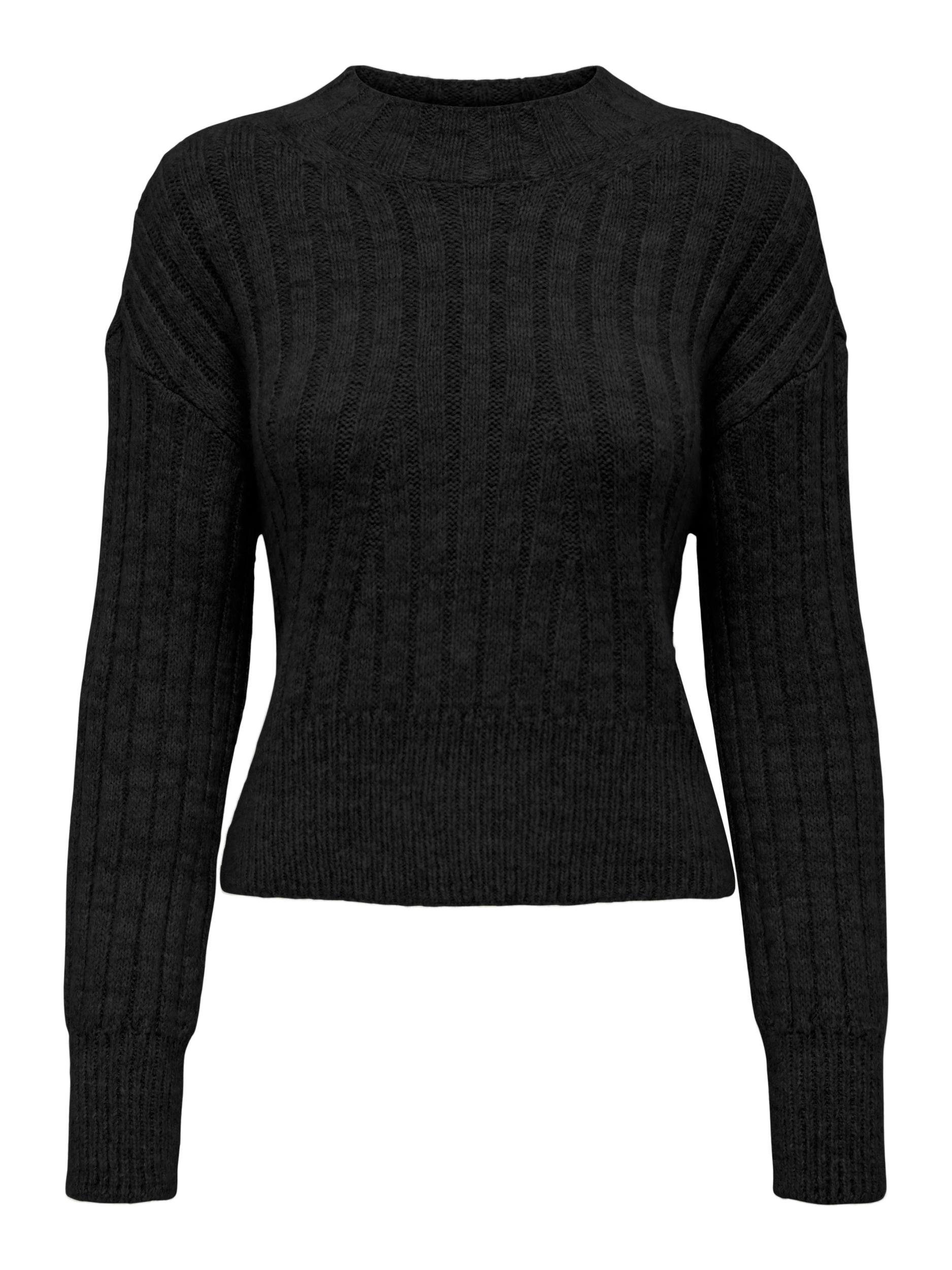 Only Trui met ronde hals ONLAGNES LS RIB HIGHNECK CC KNT