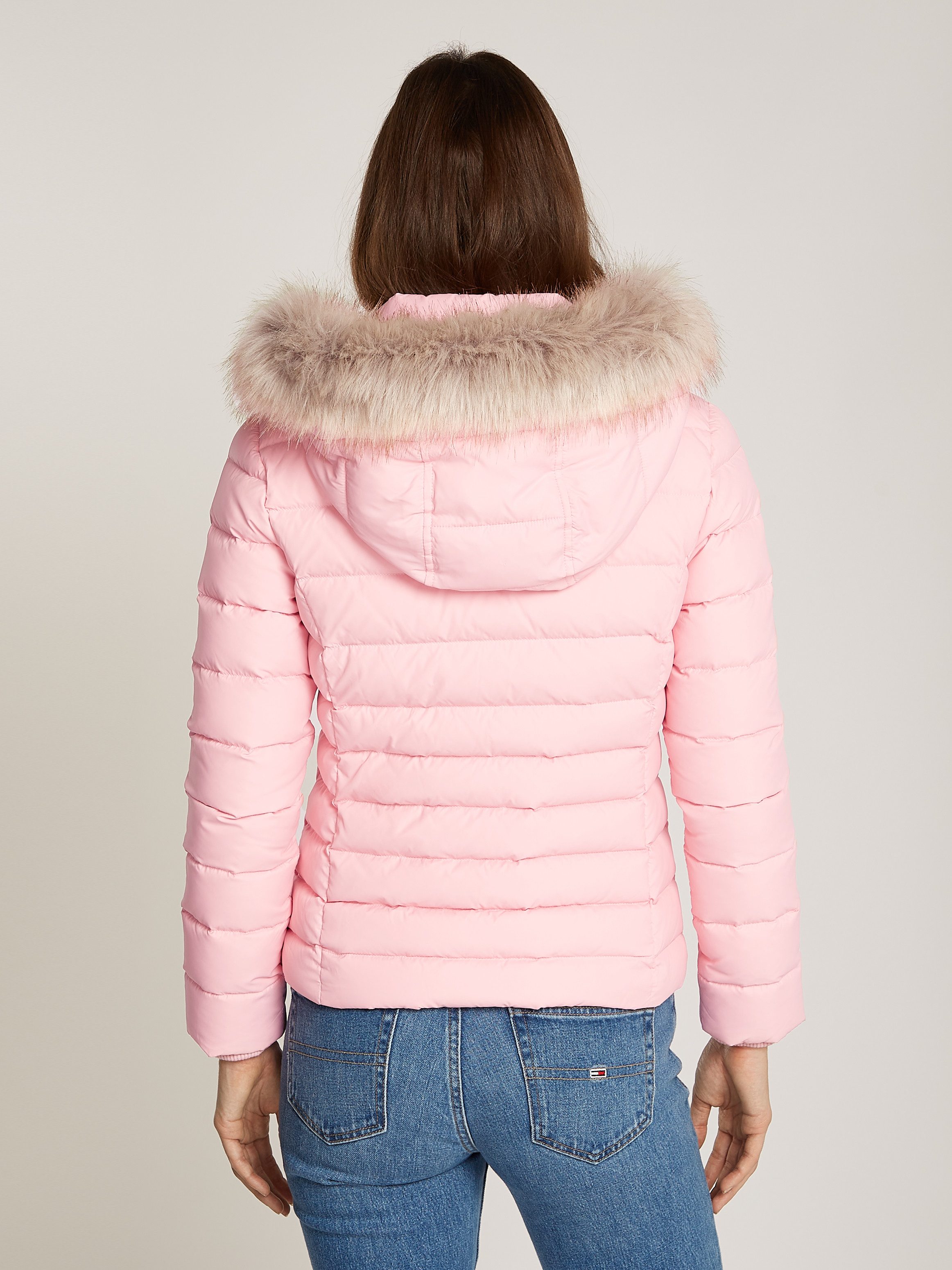 TOMMY JEANS Gewatteerde jas TJW BASIC HOODED DOWN JACKET EXT