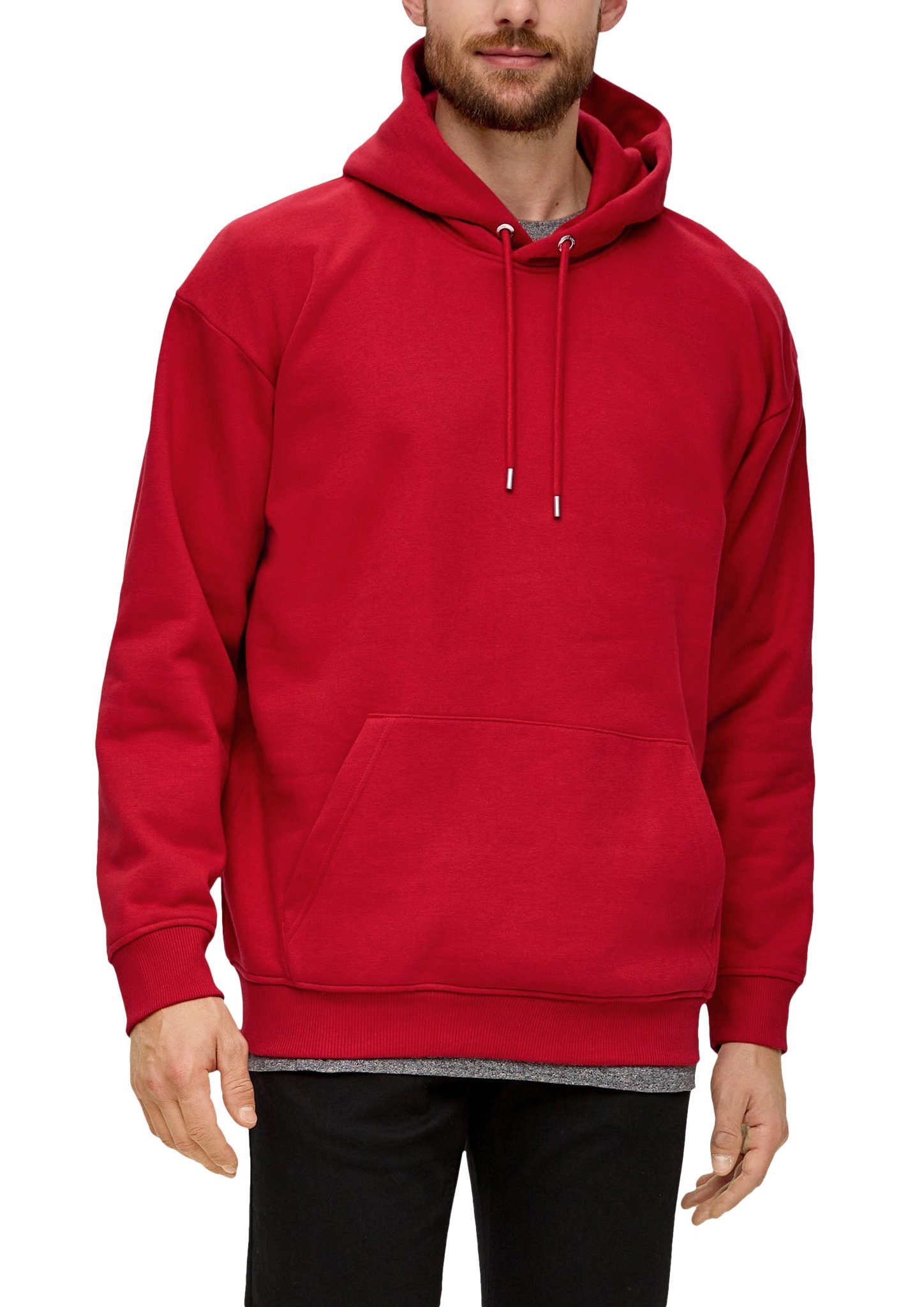 s.Oliver Hoodie met kangoeroezak