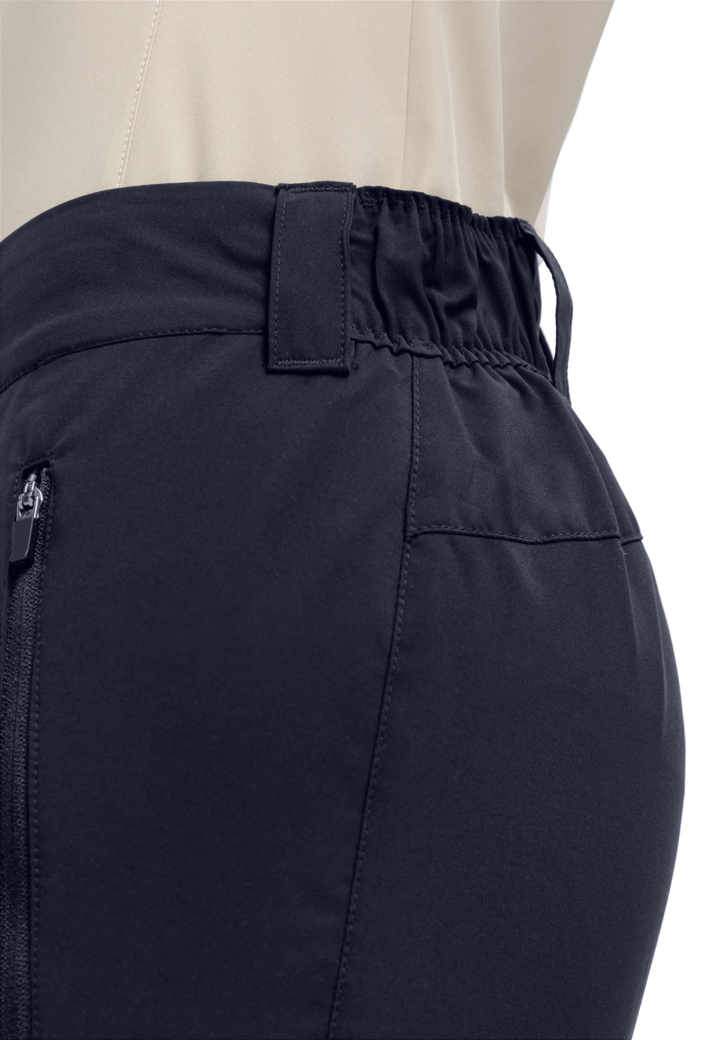 Maier Sports Outdoorbroek Lulaka loop Dames wandelbroek, functionele broek met zakken + riem, regular fit