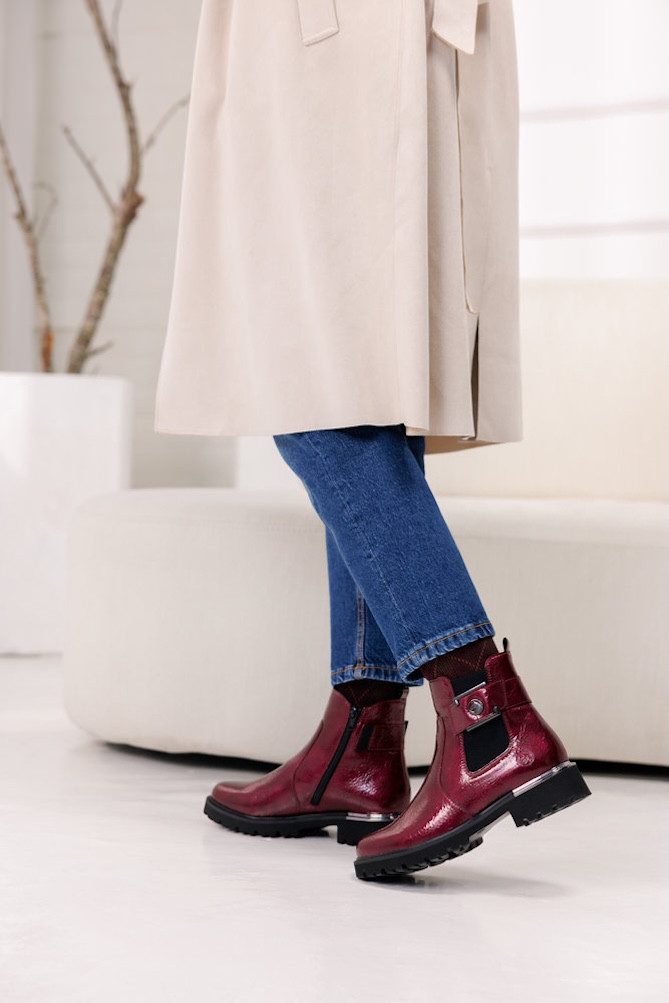 Remonte Chelsea-boots blokhak, laarzen, enkellaars met praktische binnenrits