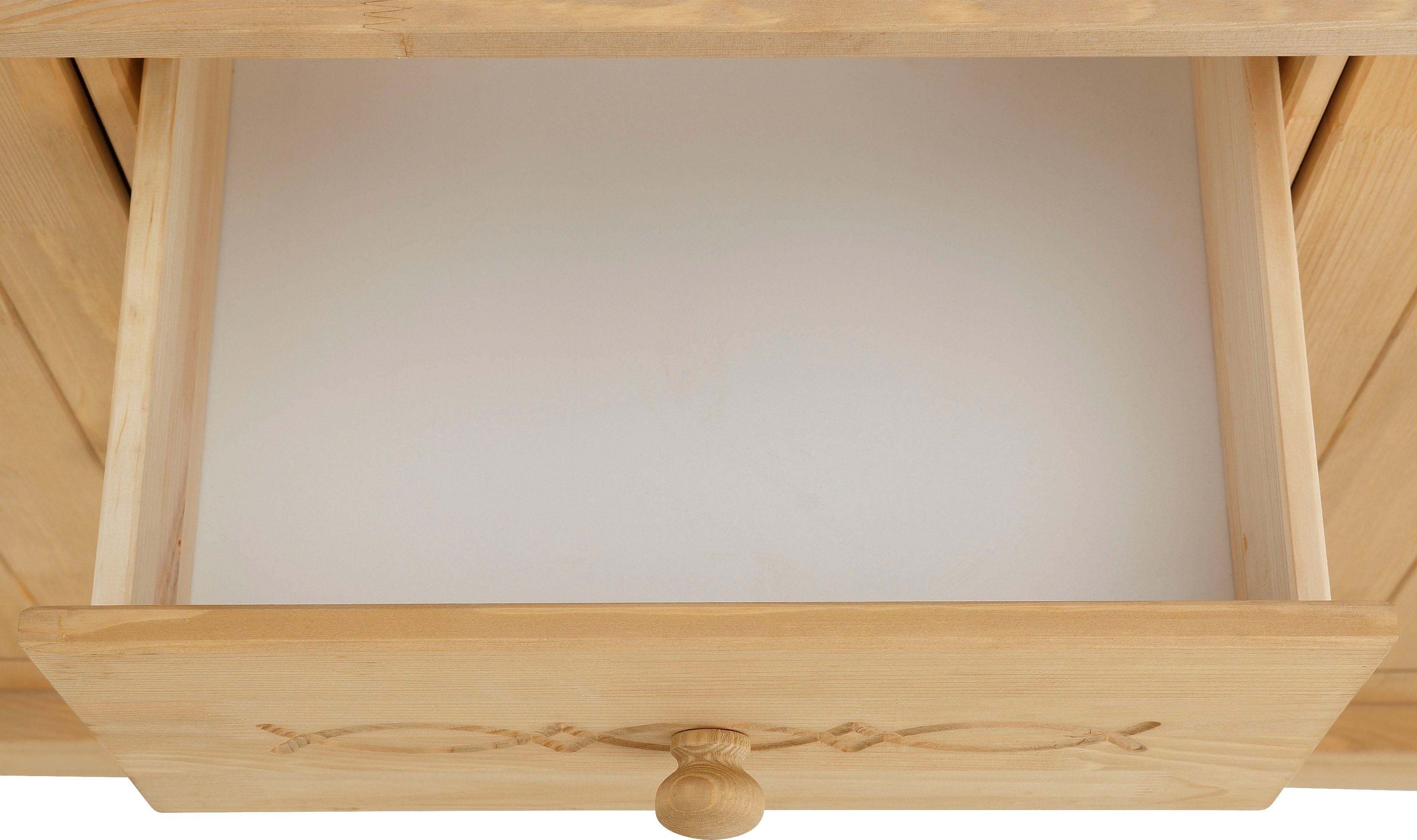 Home affaire Kast Indra sideboard met plankelementen