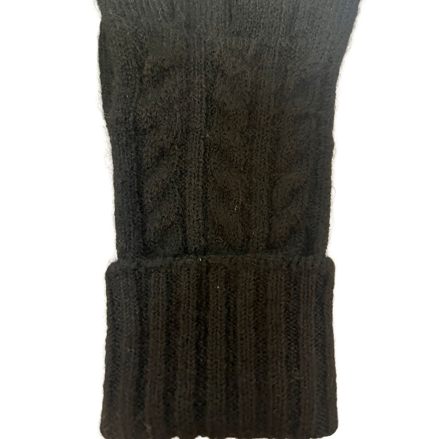 Capelli New York Gebreide handschoenen met kabelbreiselpatroon, fijnbreisel, brede omslag, verwarmend (1 paar)