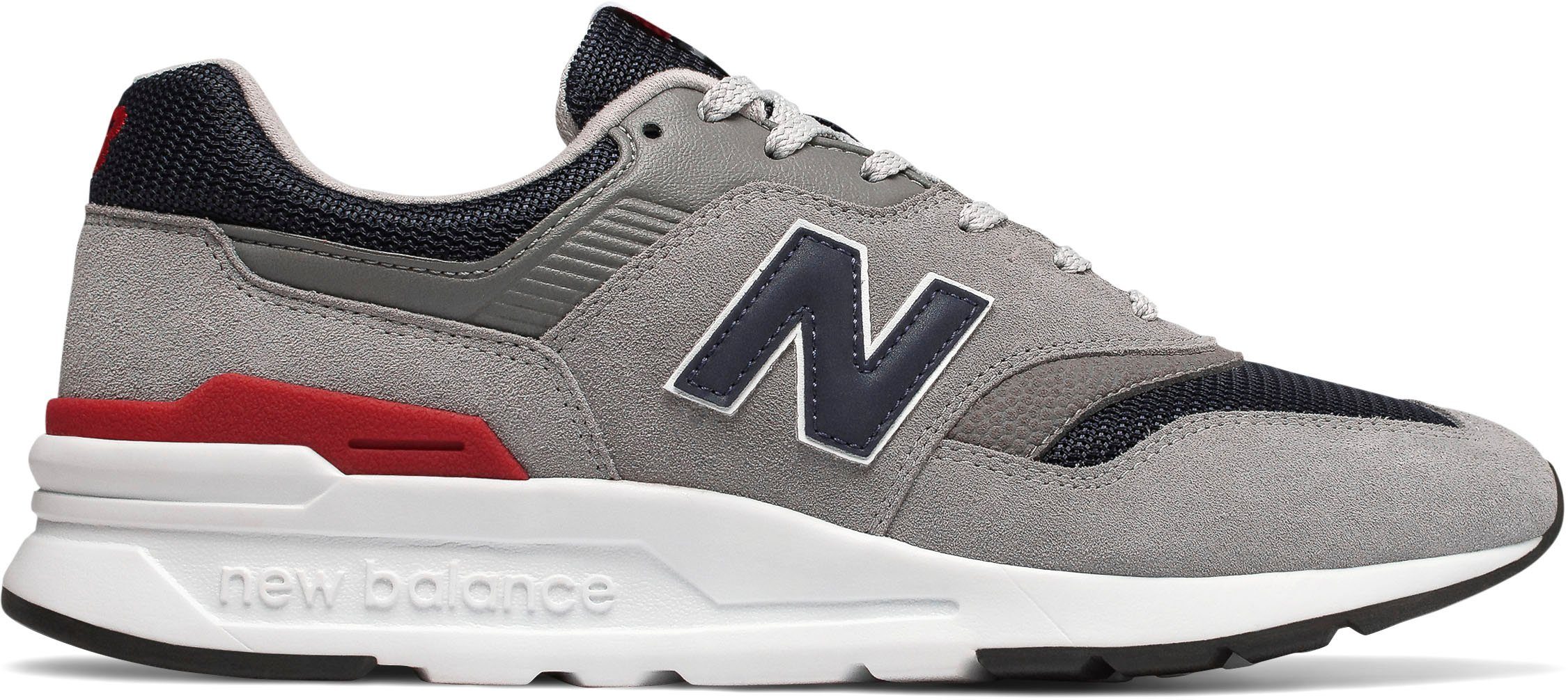 New Balance 997 sneakers grijs-blauw-rood