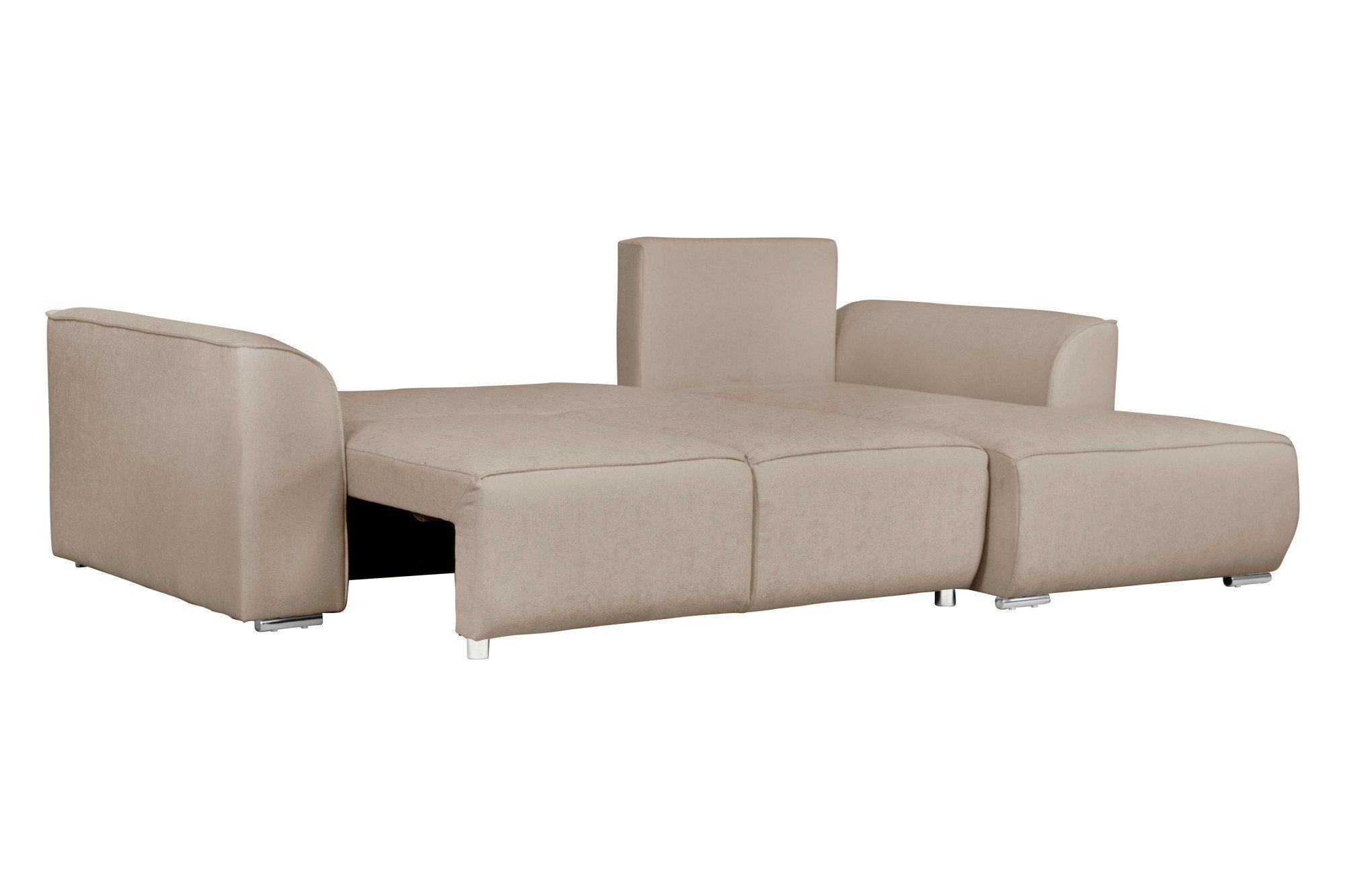 INOSIGN Hoekbank BEATRICE optionele slaapbank met bedlade, B/D/H: 265/170/86 cm