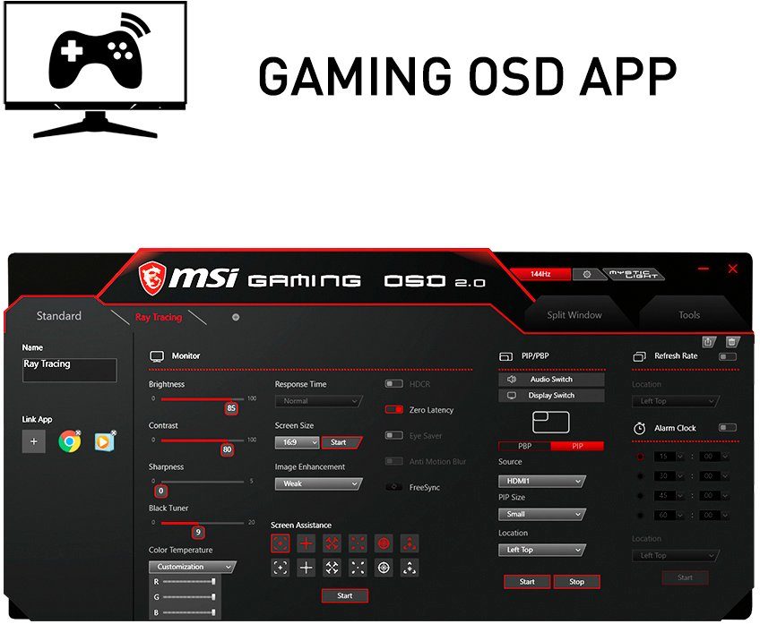 MSI Gaming-ledscherm Optix MAG274QRFDE-QD, 69 cm / 27", WQHD